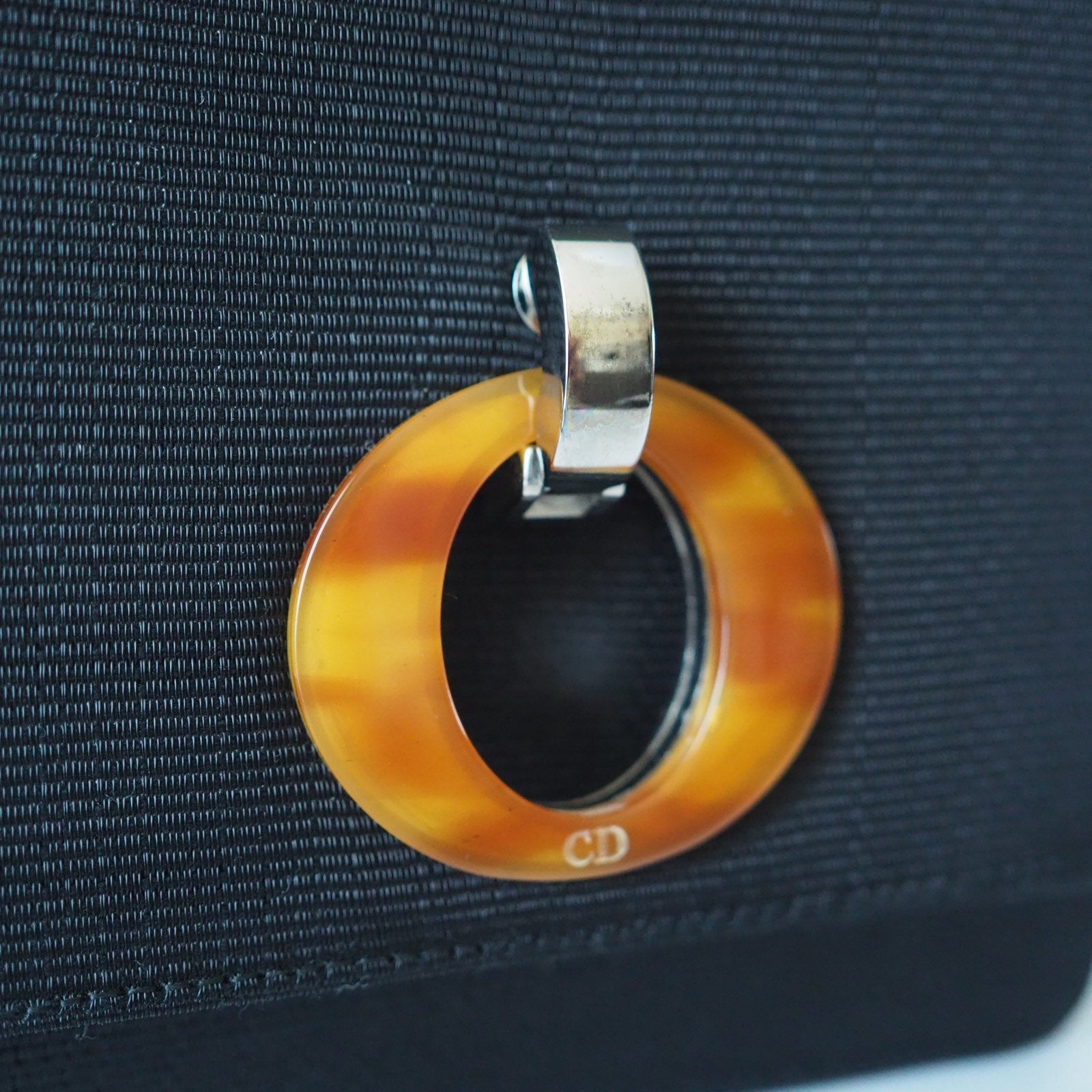 Christian Dior Horsehair Tortoiseshell Shoulder bag Authentic