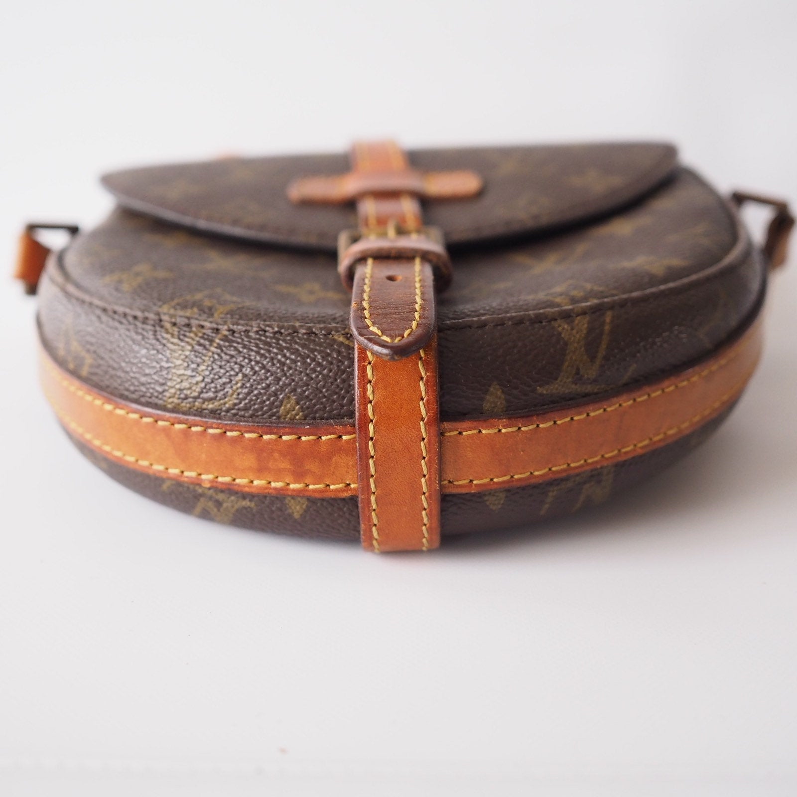 Louis Vuitton Monogram Shoulder Bag Chantilly PM Brown LV Authentic