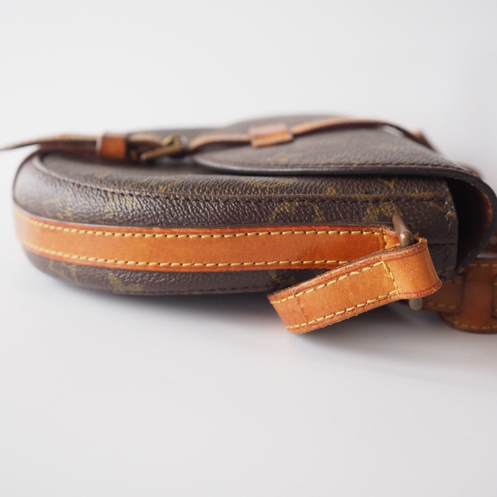 Louis Vuitton Monogram Shoulder Bag Chantilly PM Brown LV Authentic