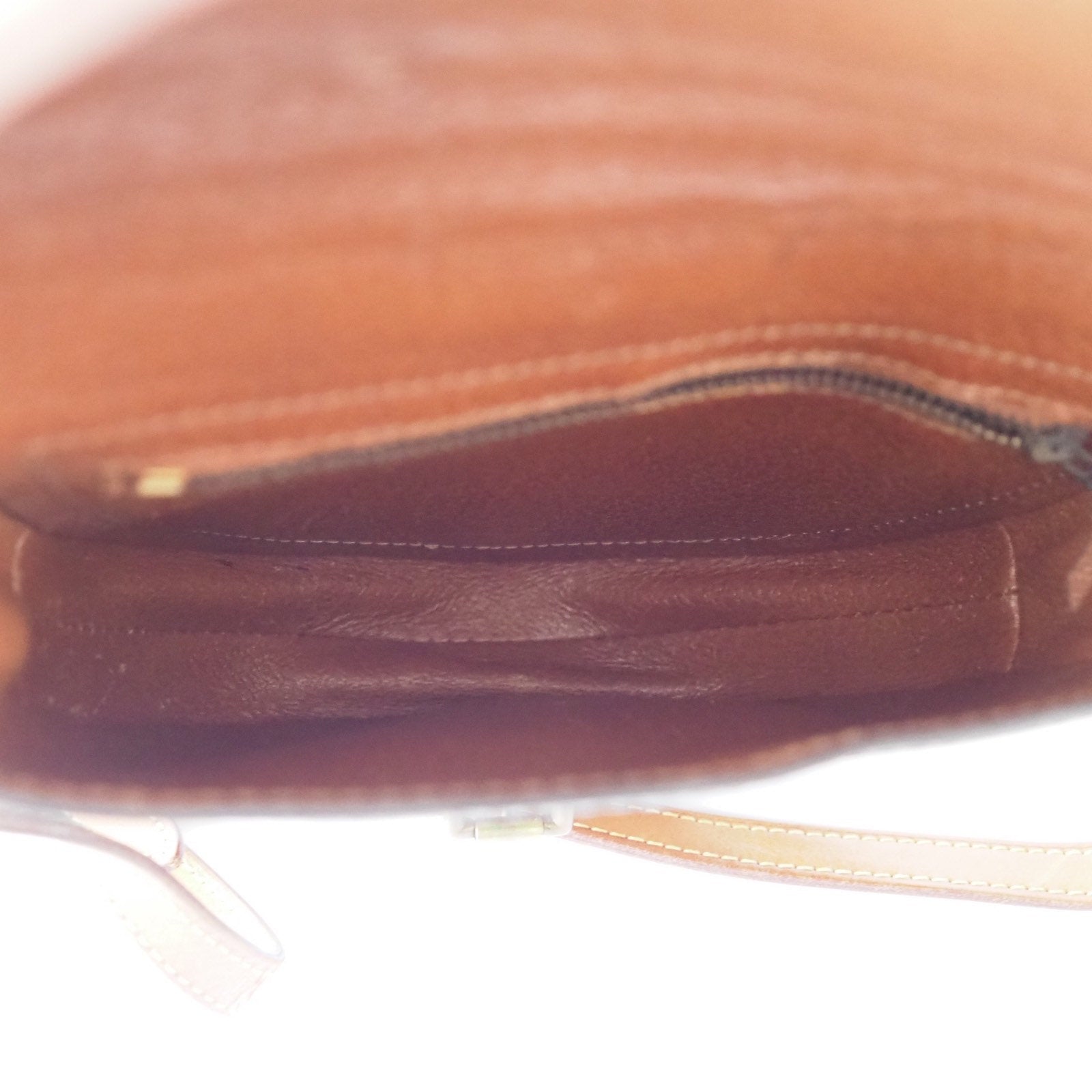 Louis Vuitton Monogram Shoulder Bag Chantilly PM Brown LV Authentic