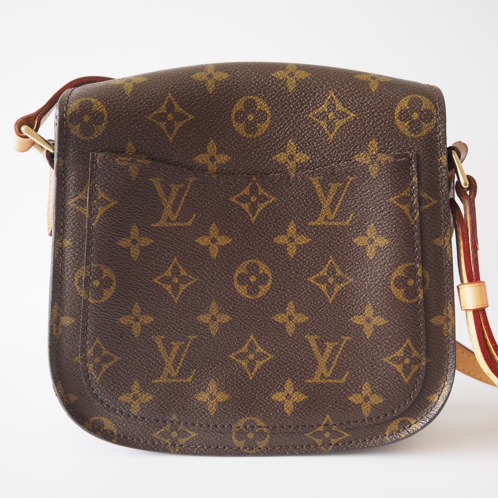 Louis Vuitton Monogram Saint Cloud MM Shoulder Bag lV Authentic