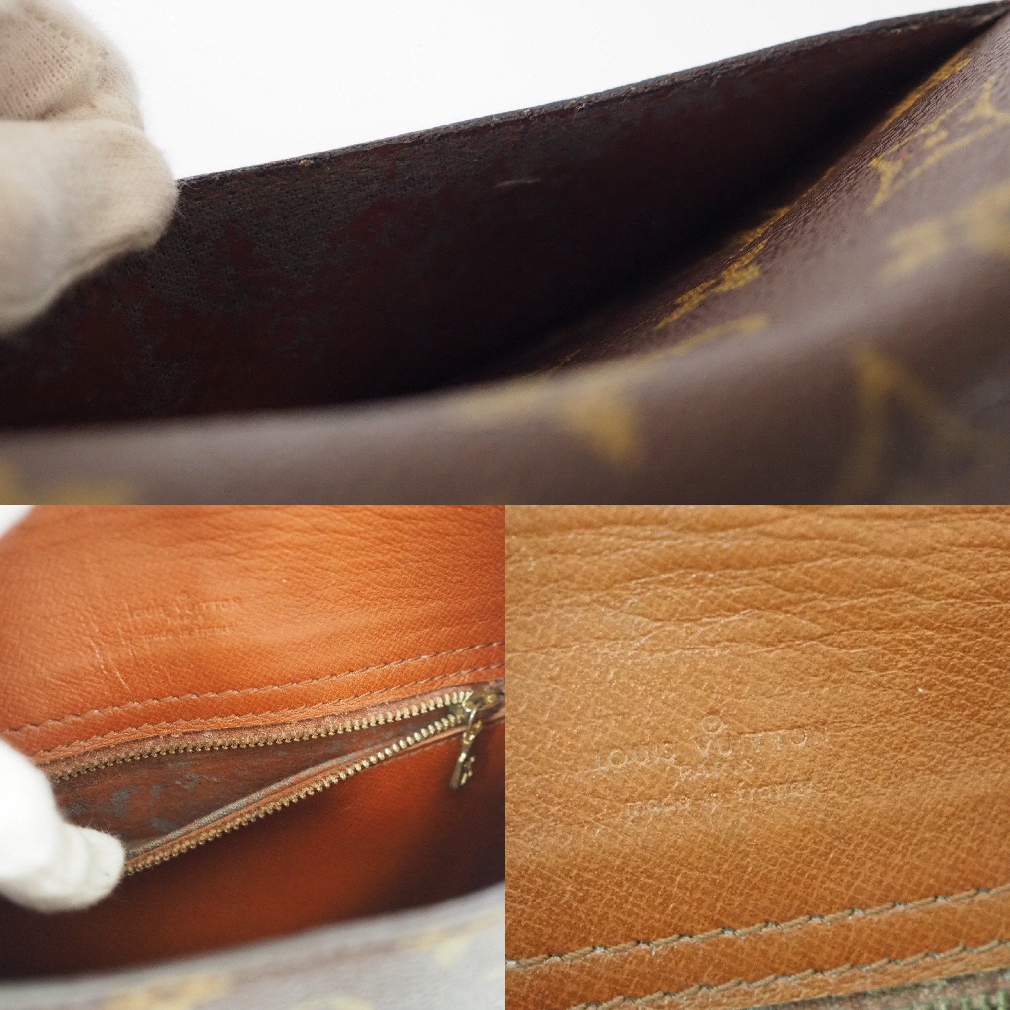 Louis Vuitton Monogram Saint Cloud MM Shoulder Bag lV Authentic