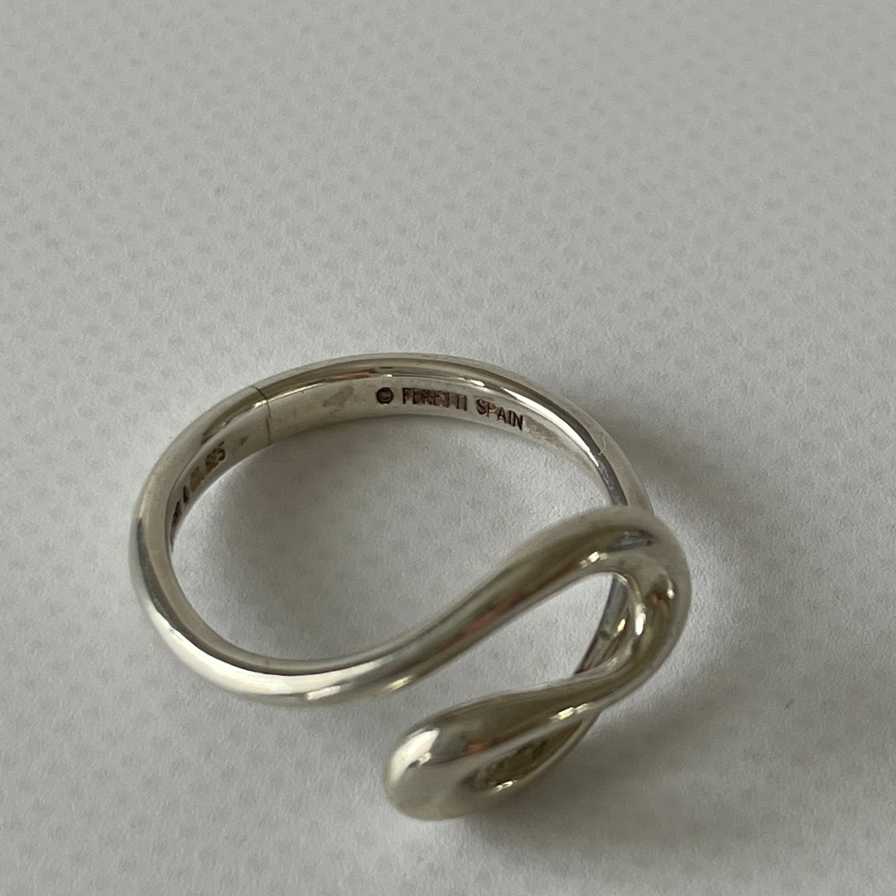 Tiffany & Co Sterling Silver 925 Ring US size:6.5