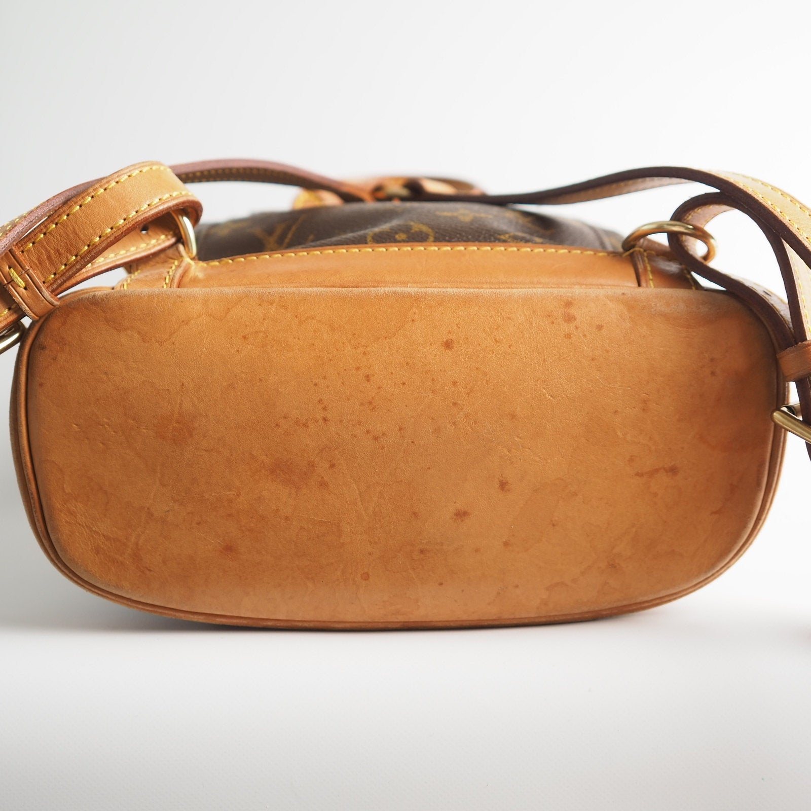 LOUIS VUITTON Monogram Montsouris Unisex Backpack Authentic