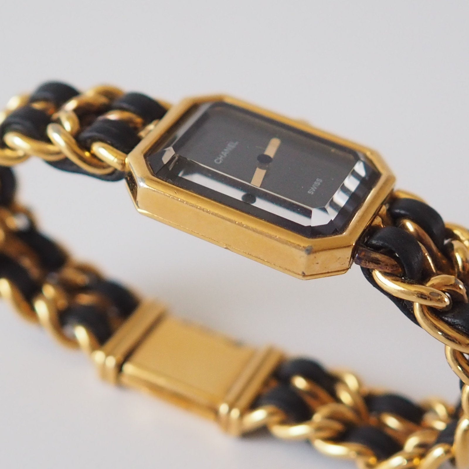 CHANEL Watch Premiere Watch Size M Bracelet Chain Timeless M Steel Quartz Watch Vintage