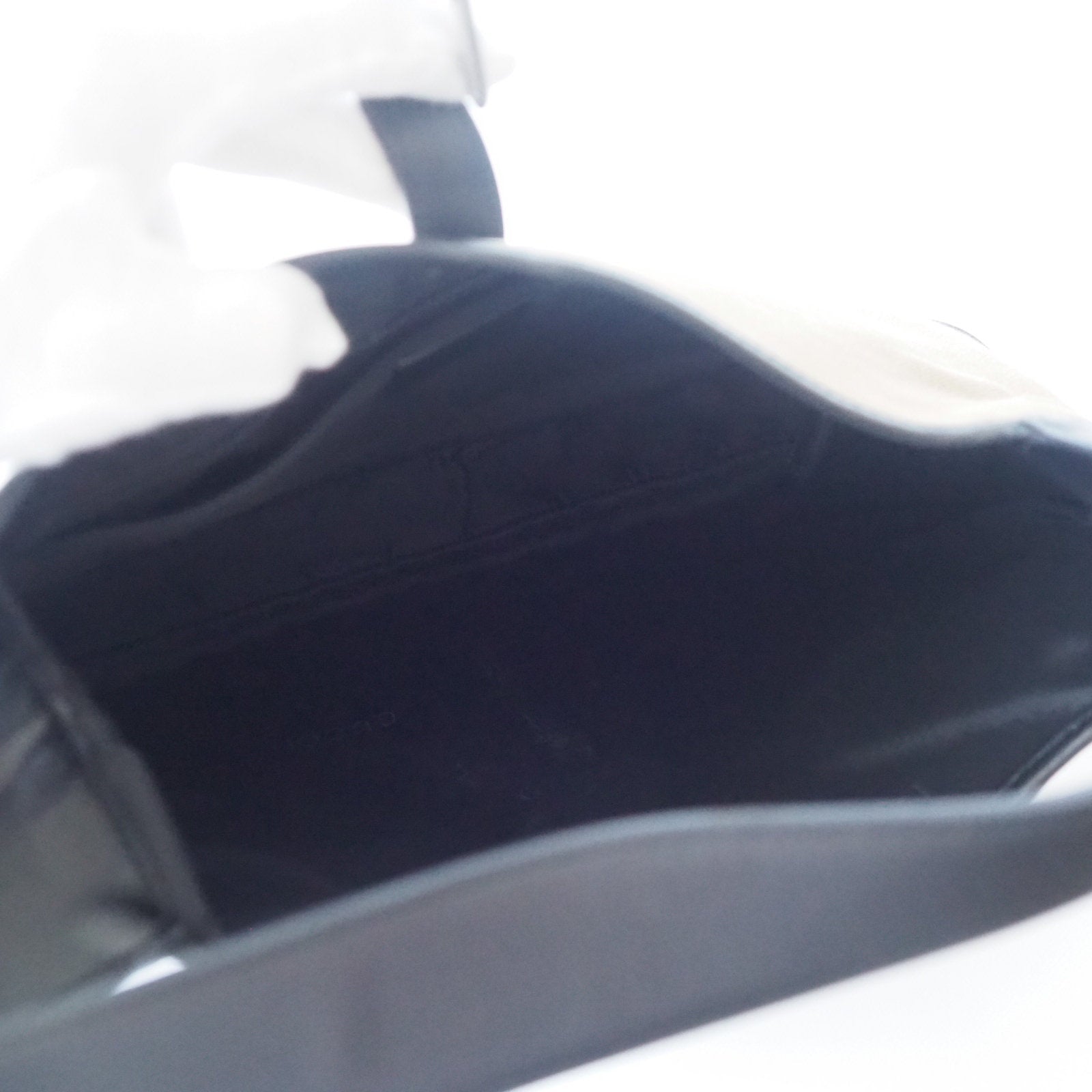 GUCCI Jackie Canvas Leather Shoulder Bag Beige Authentic