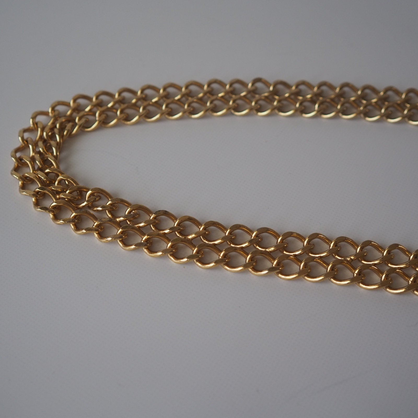 CHANEL Chain Belt CC Gold color Authentic