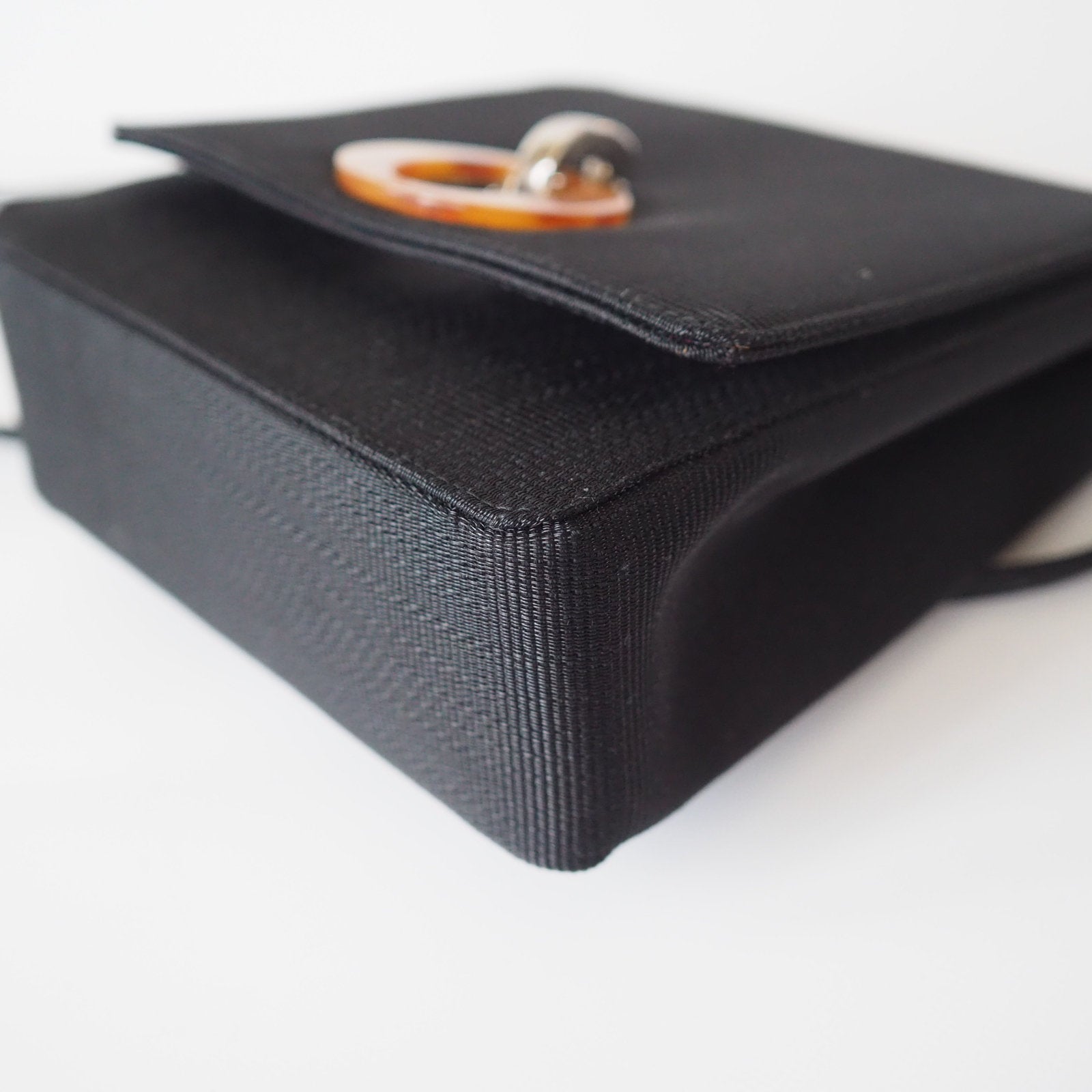 Christian Dior Horsehair Tortoiseshell Shoulder bag Authentic