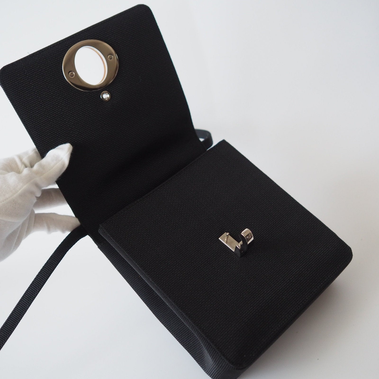 Christian Dior Horsehair Tortoiseshell Shoulder bag Authentic