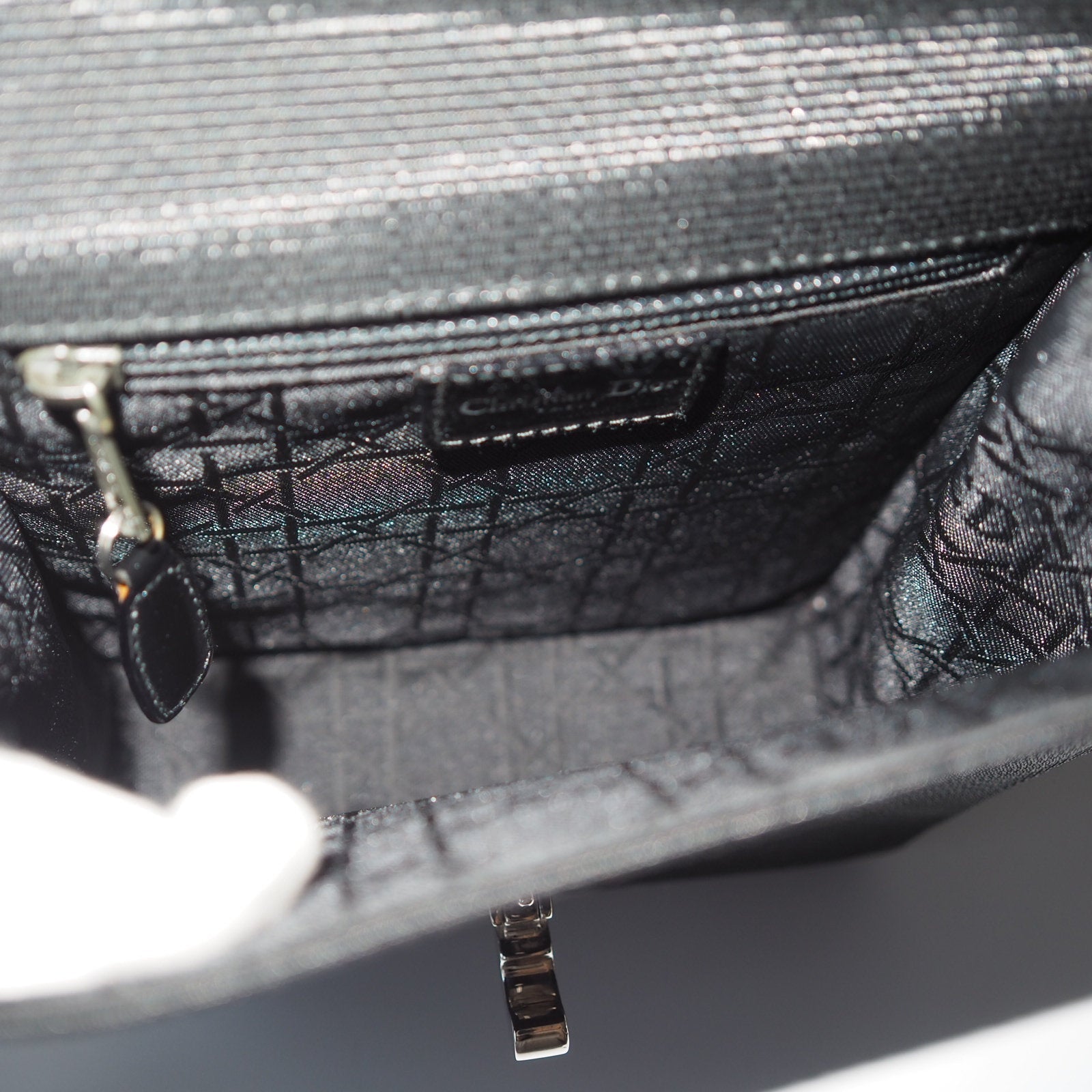 Christian Dior Horsehair Tortoiseshell Shoulder bag Authentic