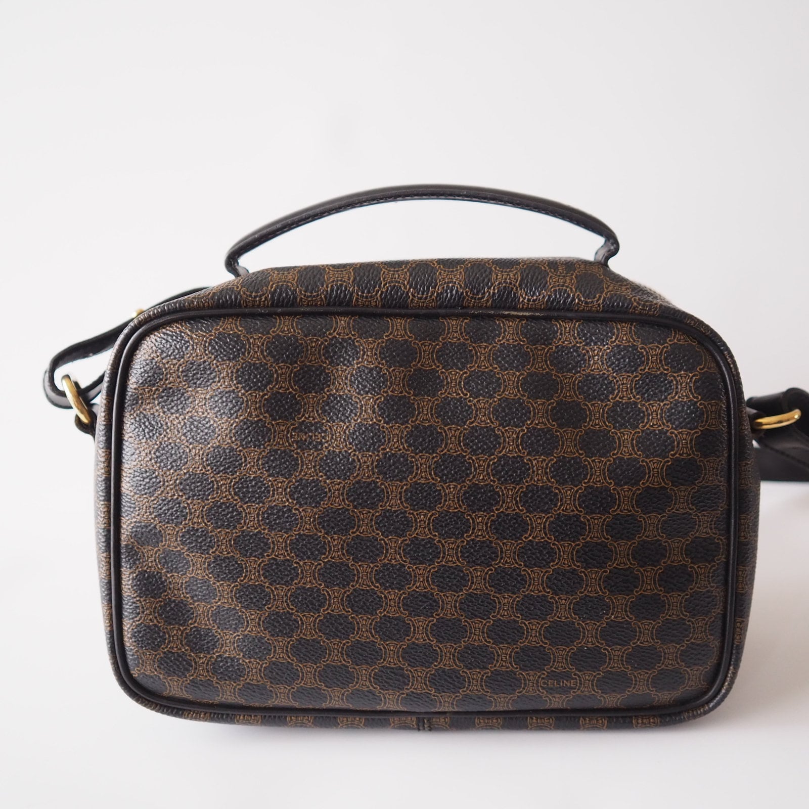 Celine Monogram Macadam 2way Hand Bag Authentic