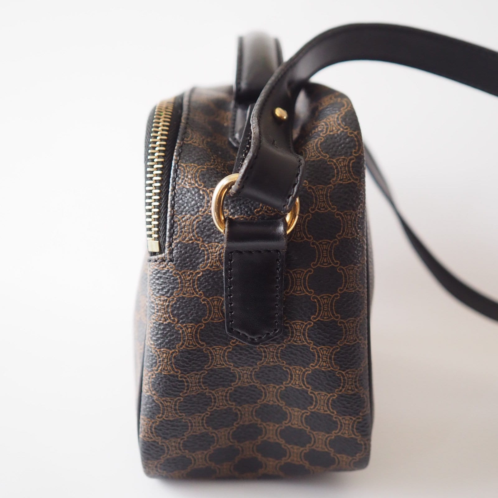 Celine Monogram Macadam 2way Hand Bag Authentic