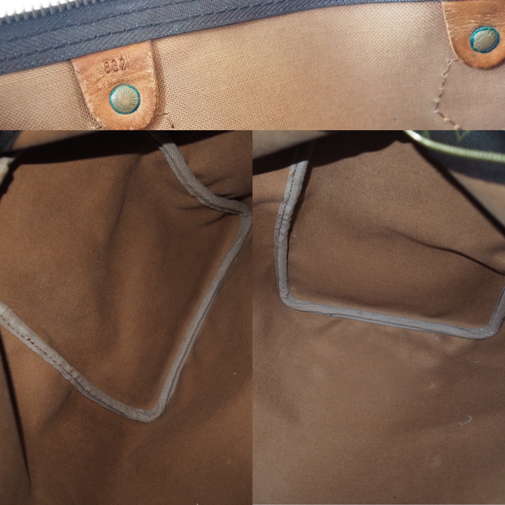 Authentic LOUIS VUITTON Speedy 40 Monogram Boston Hand Bag Purse Travel bag