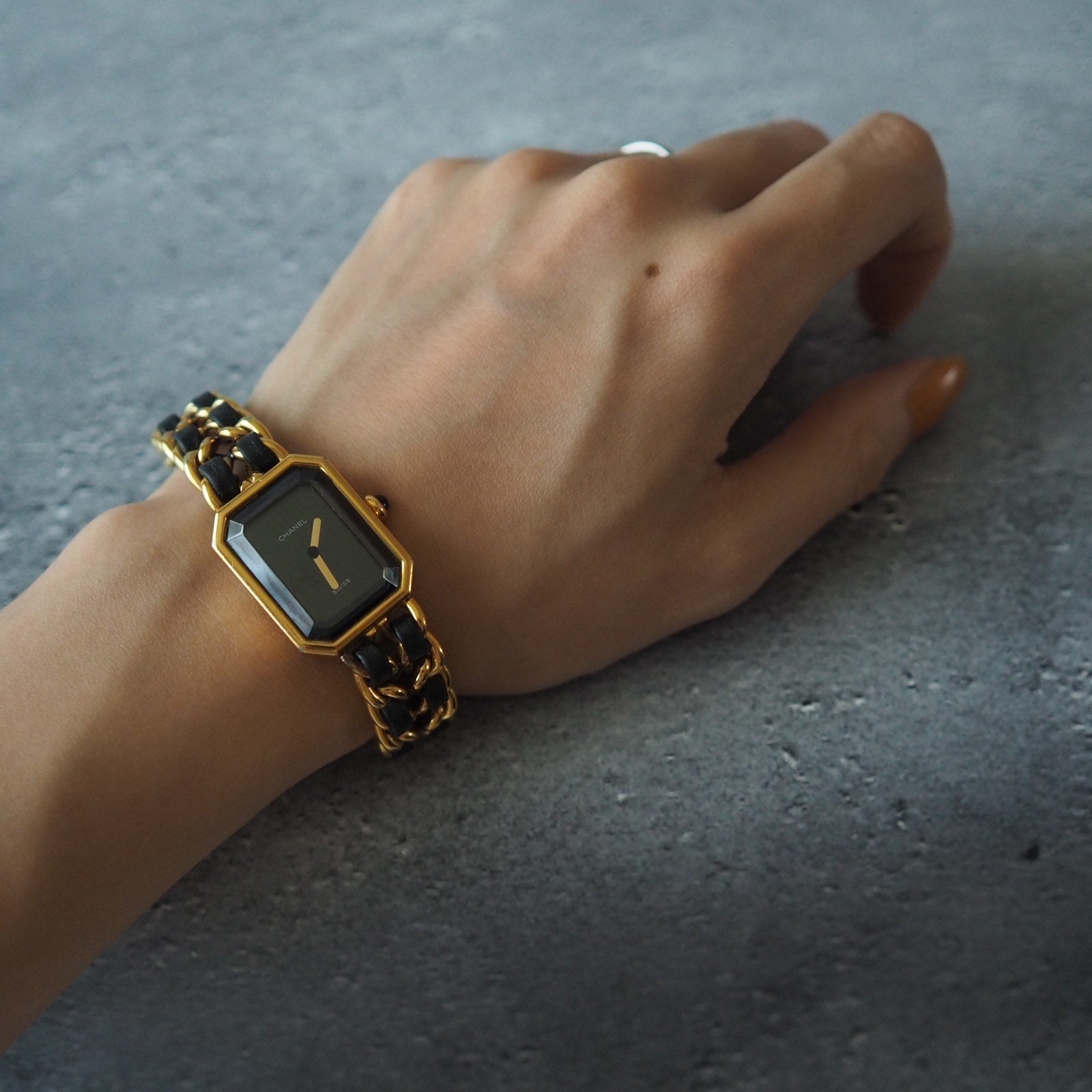 CHANEL Watch Premiere Watch Size M Bracelet Chain Timeless M Steel Quartz Watch Vintage