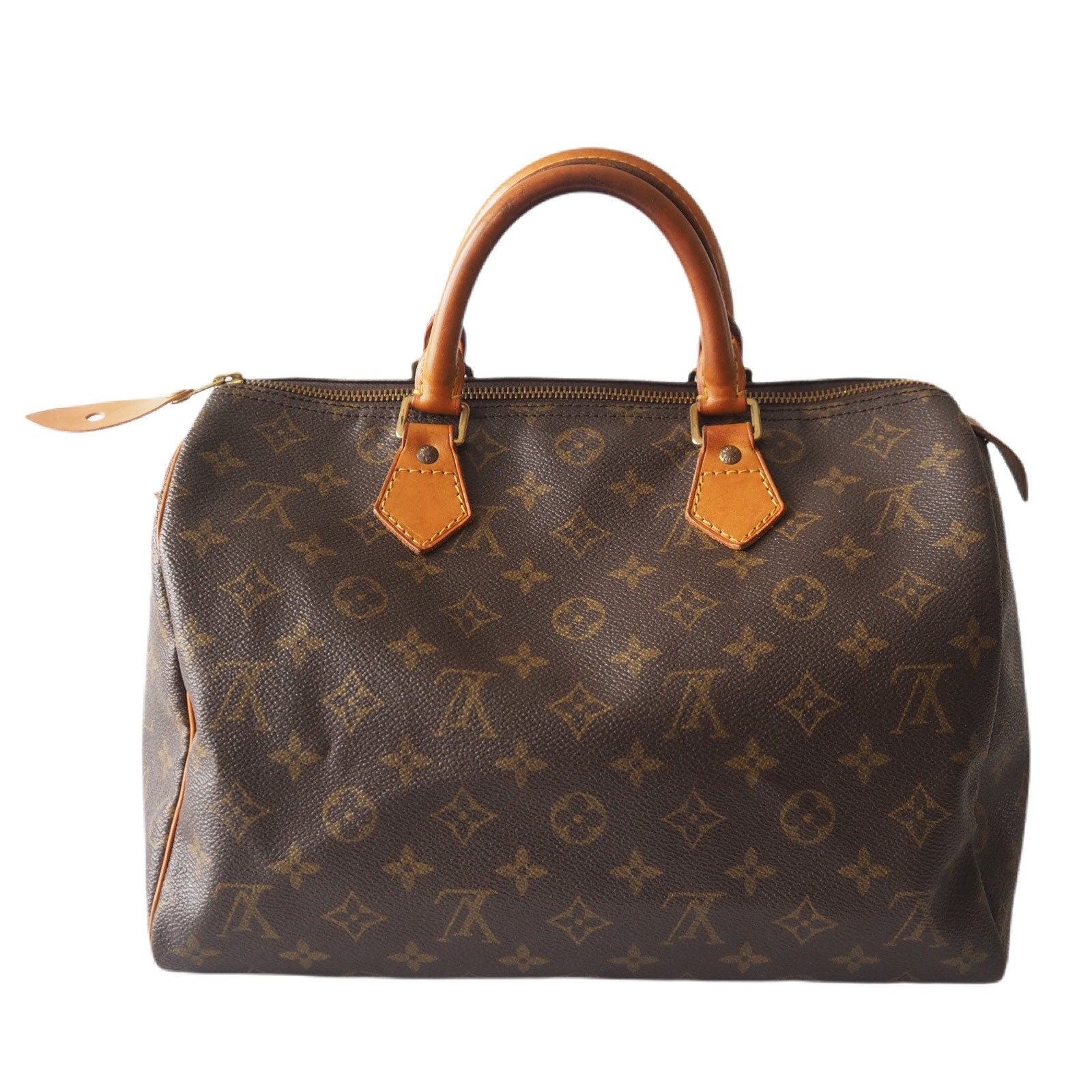 LOUIS VUITTON Speedy 30 Monogram Boston Hand Bag Purse Authentic