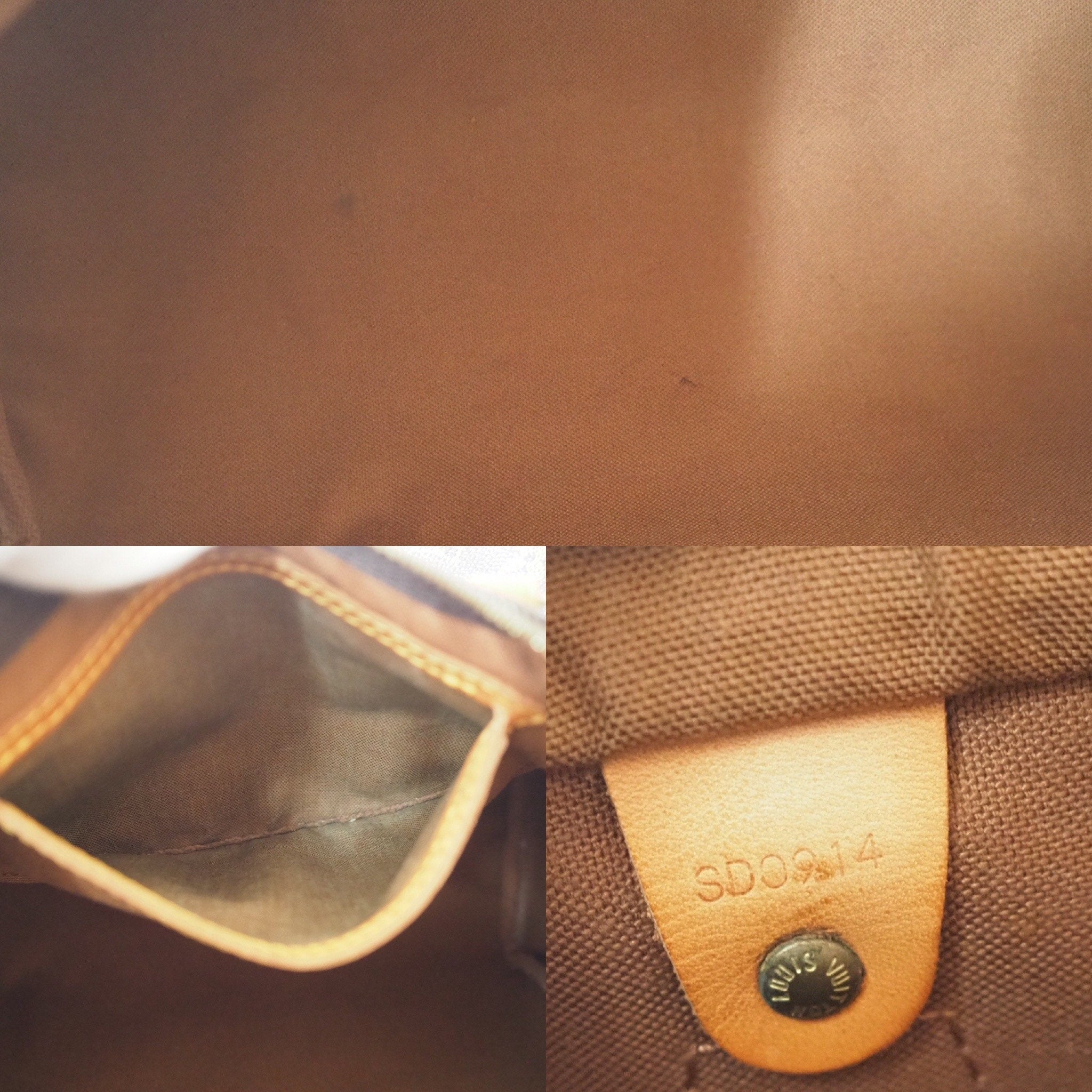 LOUIS VUITTON Speedy 30 Monogram Boston Hand Bag Purse Authentic