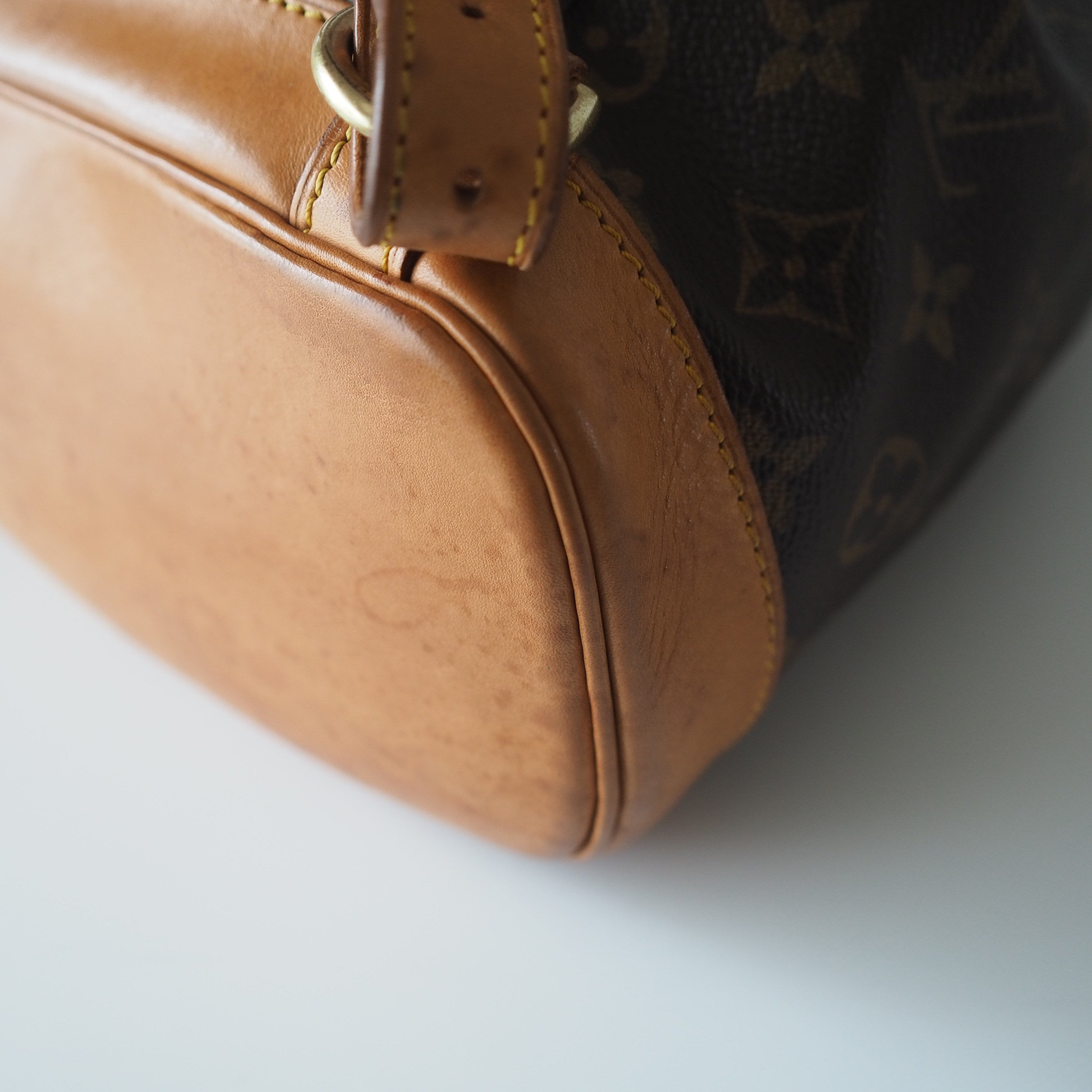 Louis Vuitton Montsouris MM Monogram Backpack Shoulder Bag Authentic