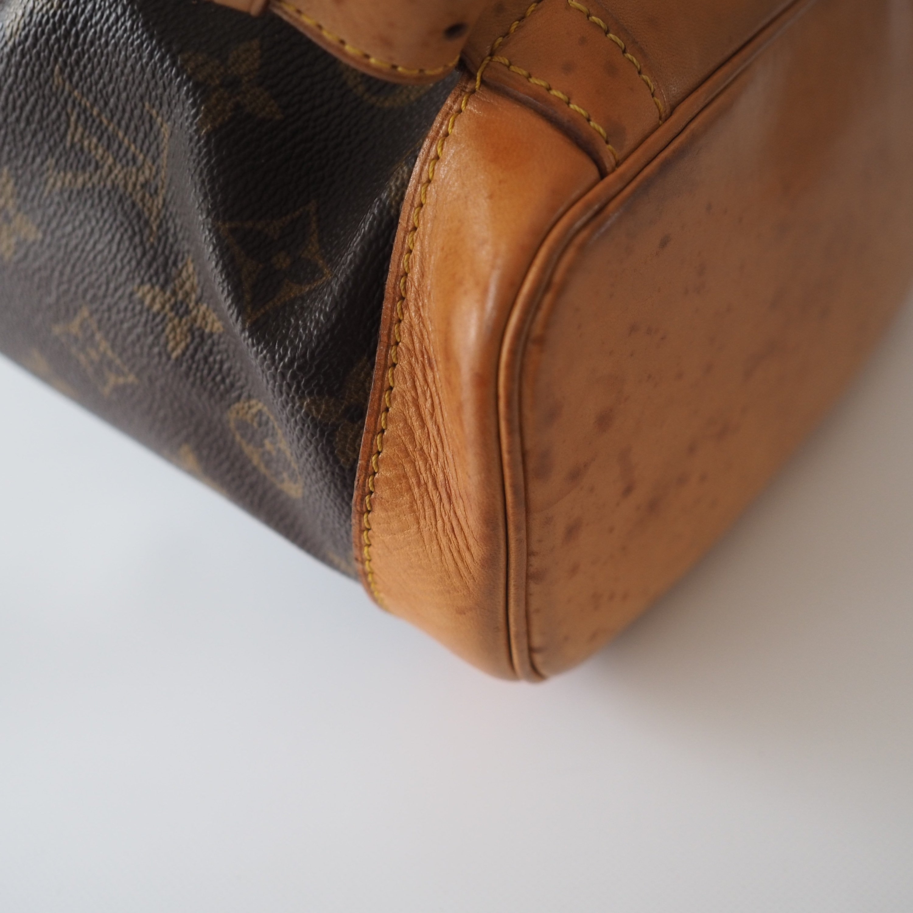 Louis Vuitton Montsouris MM Monogram Backpack Shoulder Bag Authentic