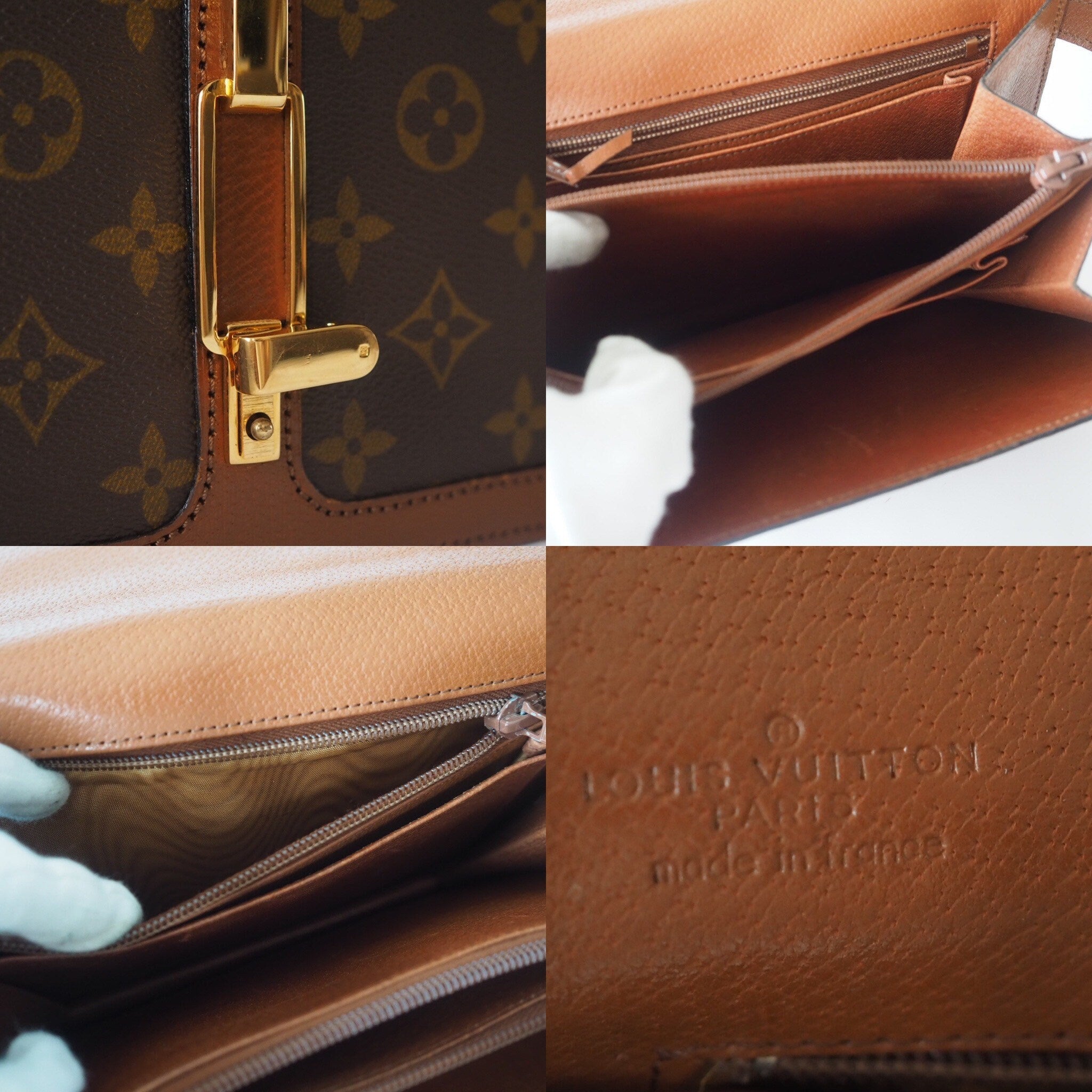 LOUIS VUITTON Monogram Sac Rond Point Shoulder Bag D5107 Authentic