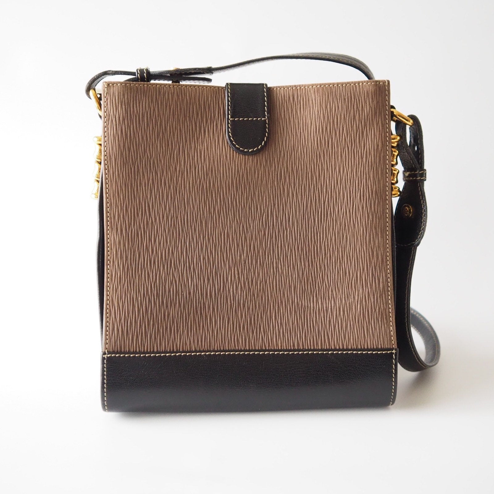 LOEWE VELAZQUEZ Twist Shoulder Bag Brown Authentic