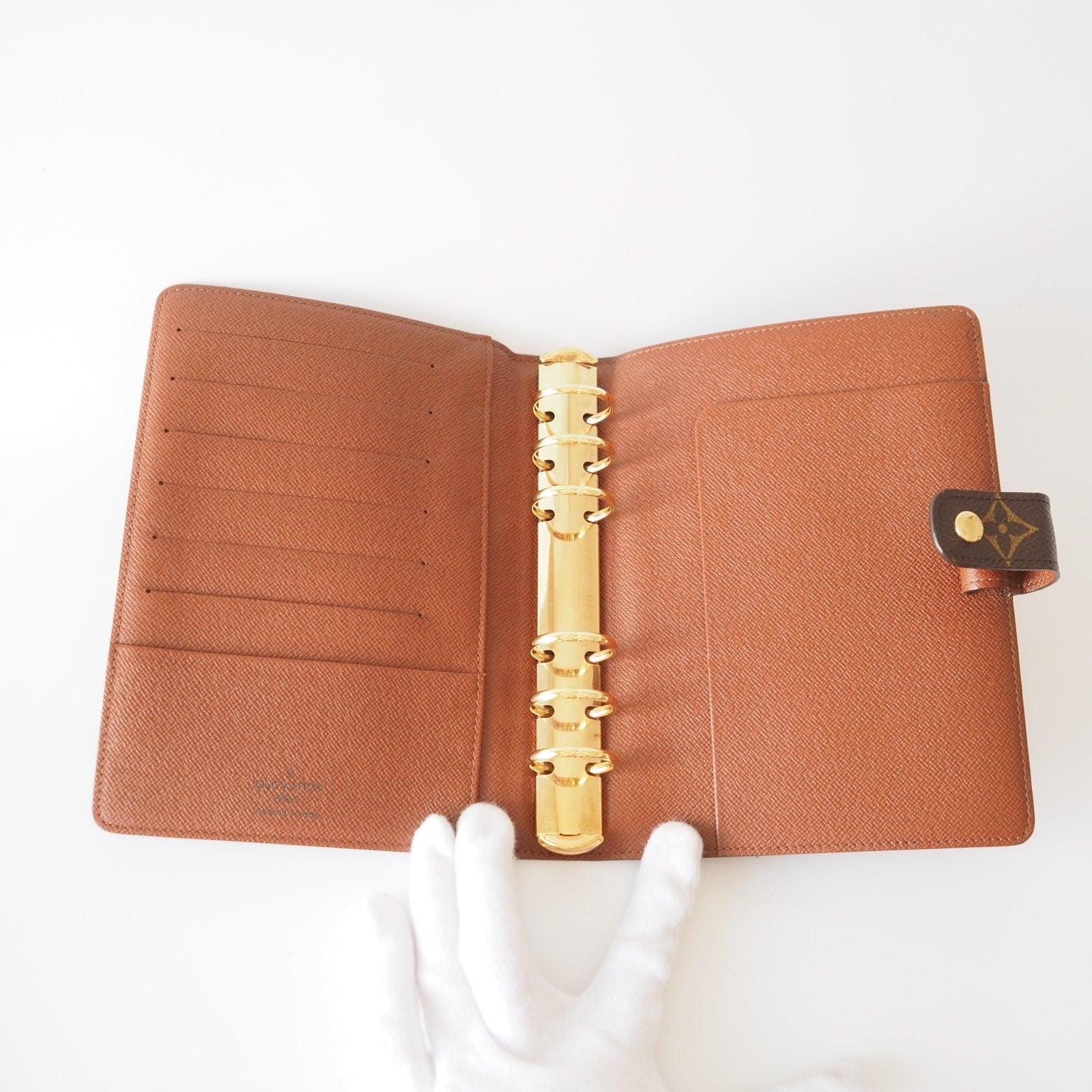 LOUIS VUITTON Agenda MM Monogram Day Planner Cover Authentic