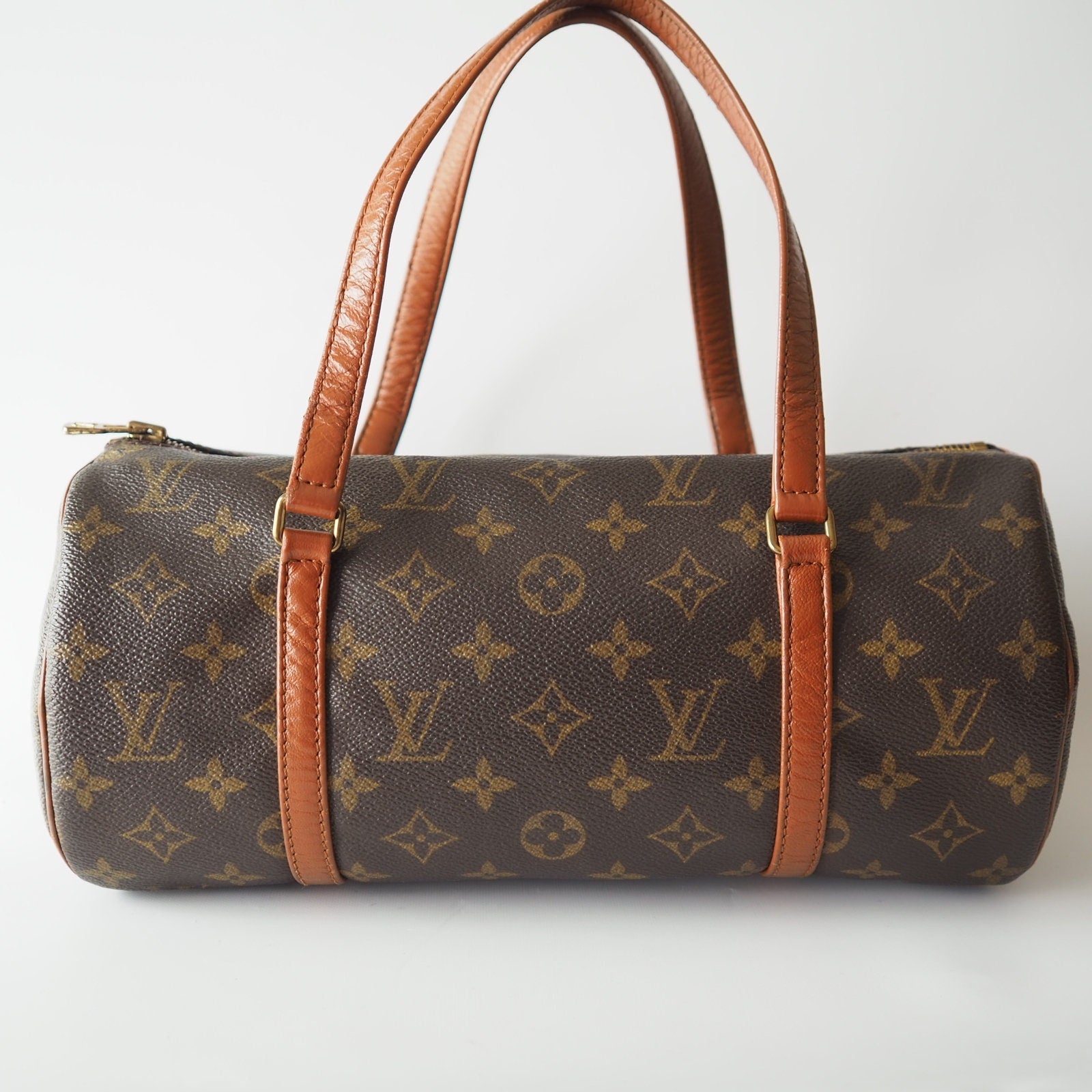 LOUIS VUITTON Monogram Papillon 30 Hand Shoulder Bag M51365 With pouch Authentic