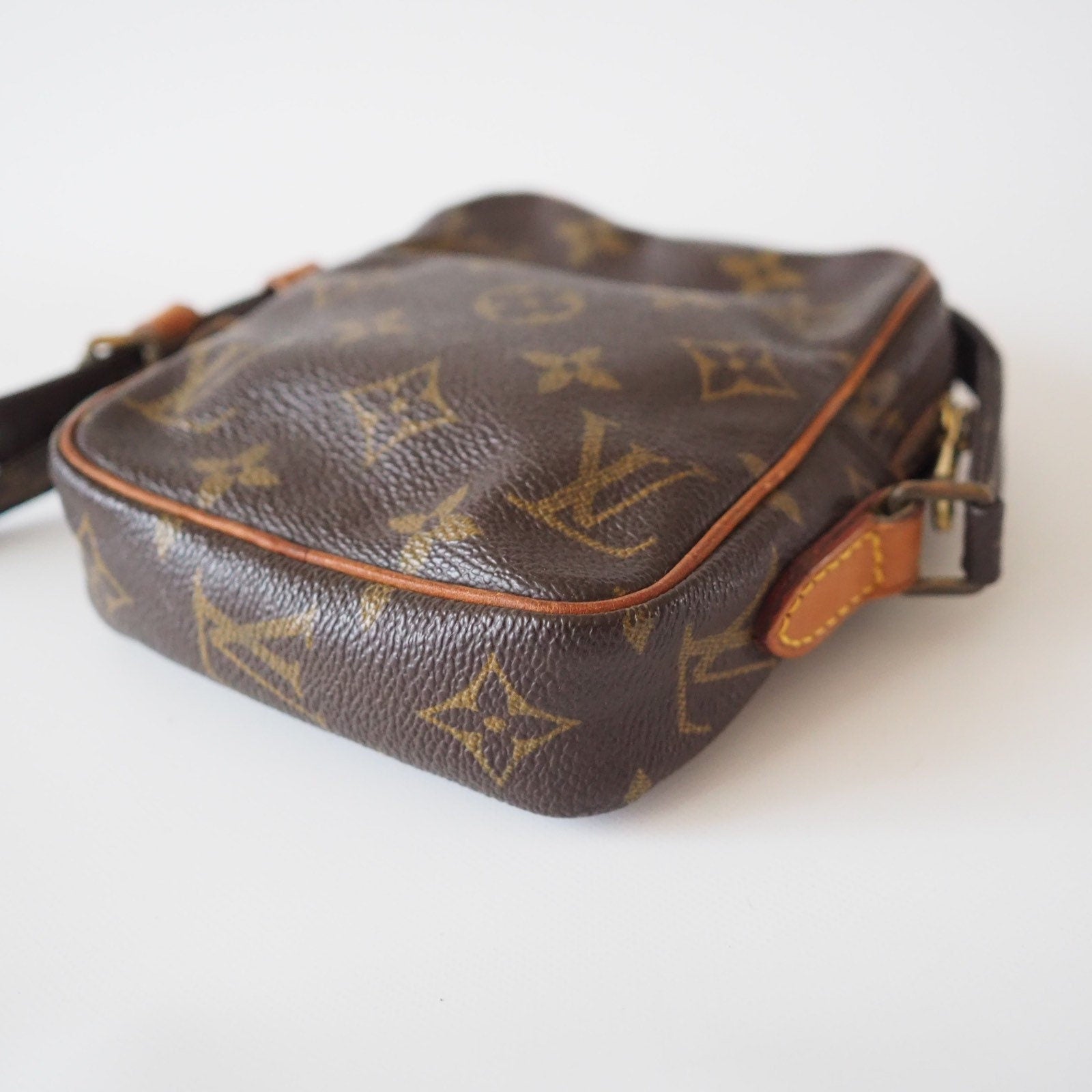 Louis Vuitton Shoulder Bag Mini Danube Browns Monogram vintage lv Authentic