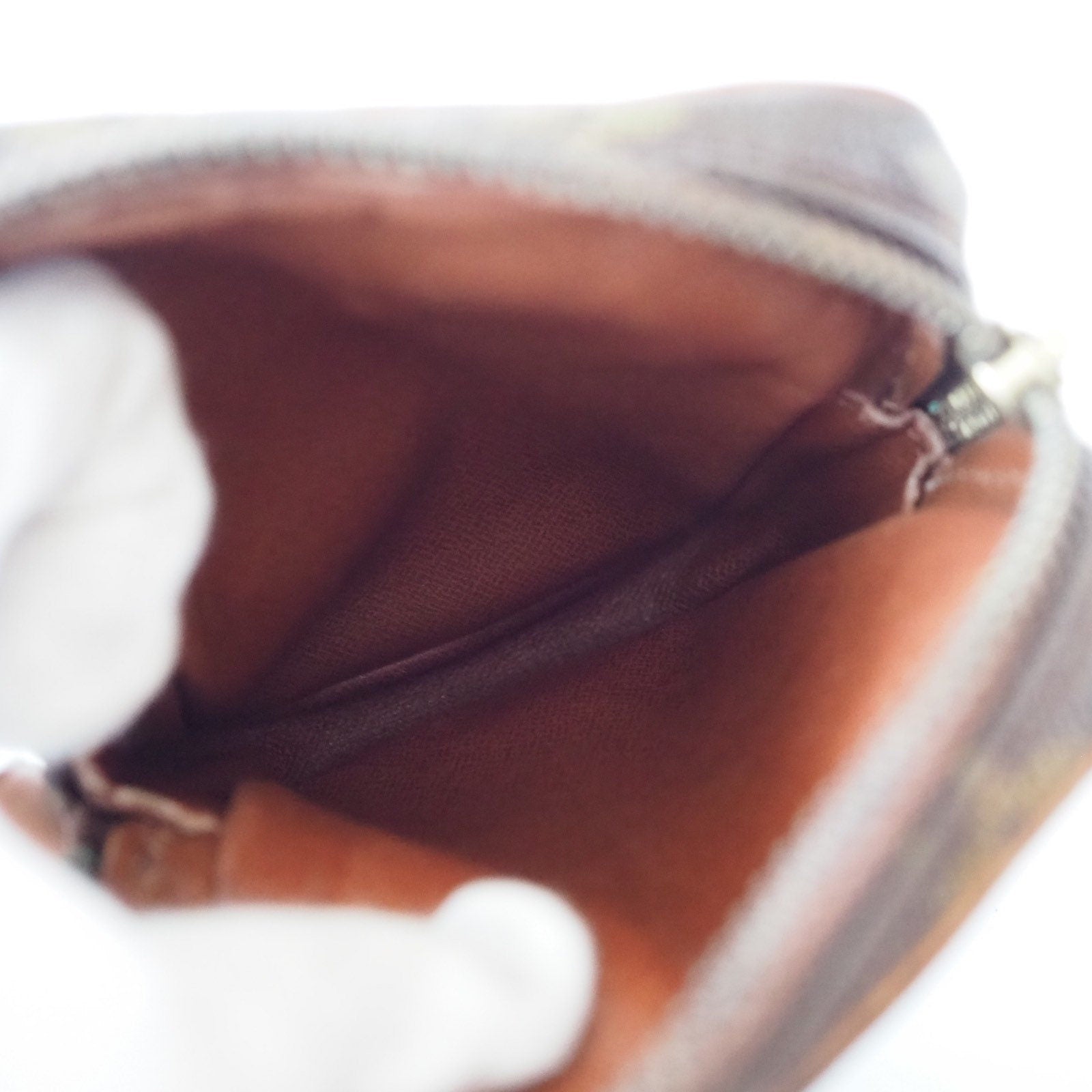 Louis Vuitton Shoulder Bag Mini Danube Browns Monogram vintage lv Authentic