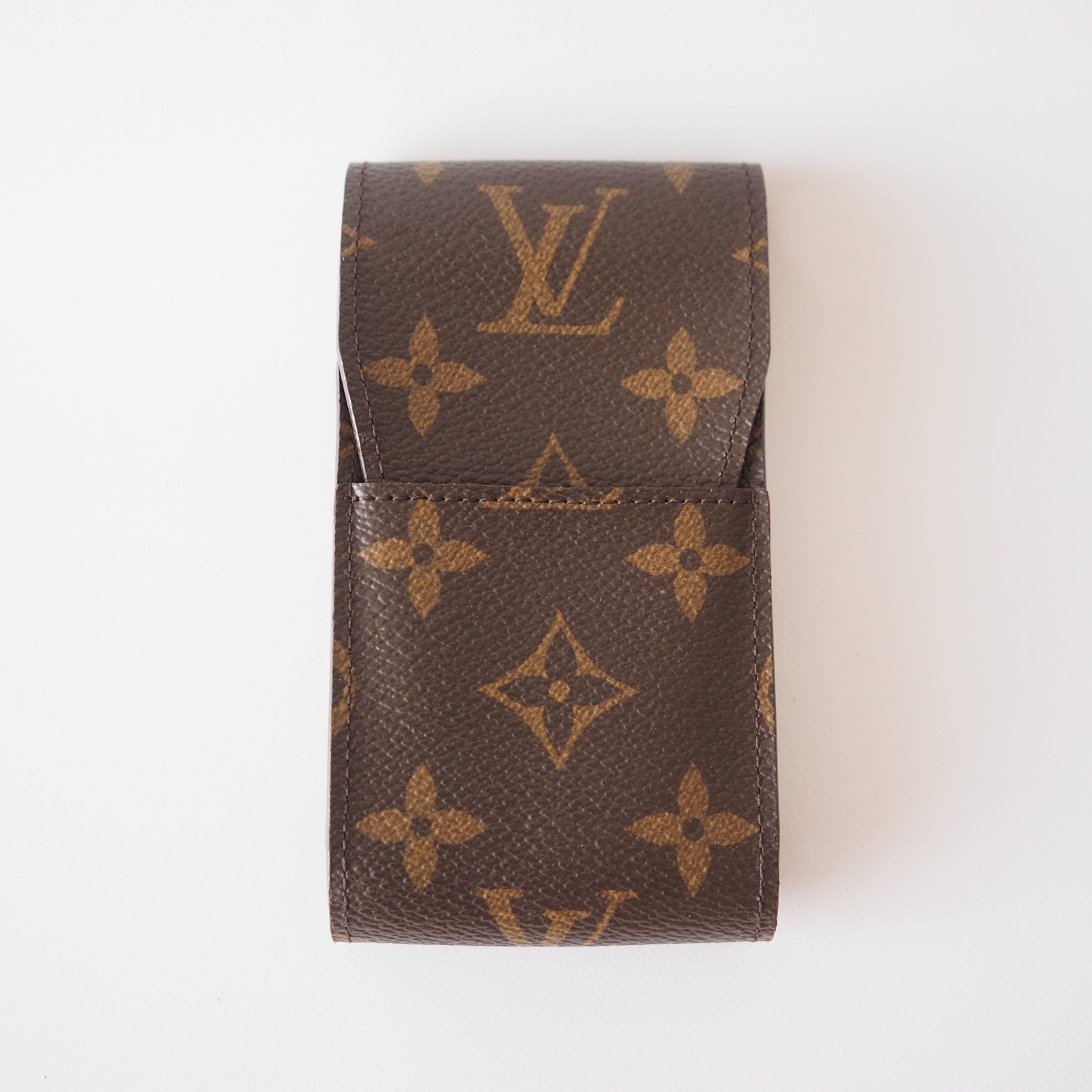 LOUIS VUITTON Etui Cigarette Case Monogram Leather M63024 Authentic box
