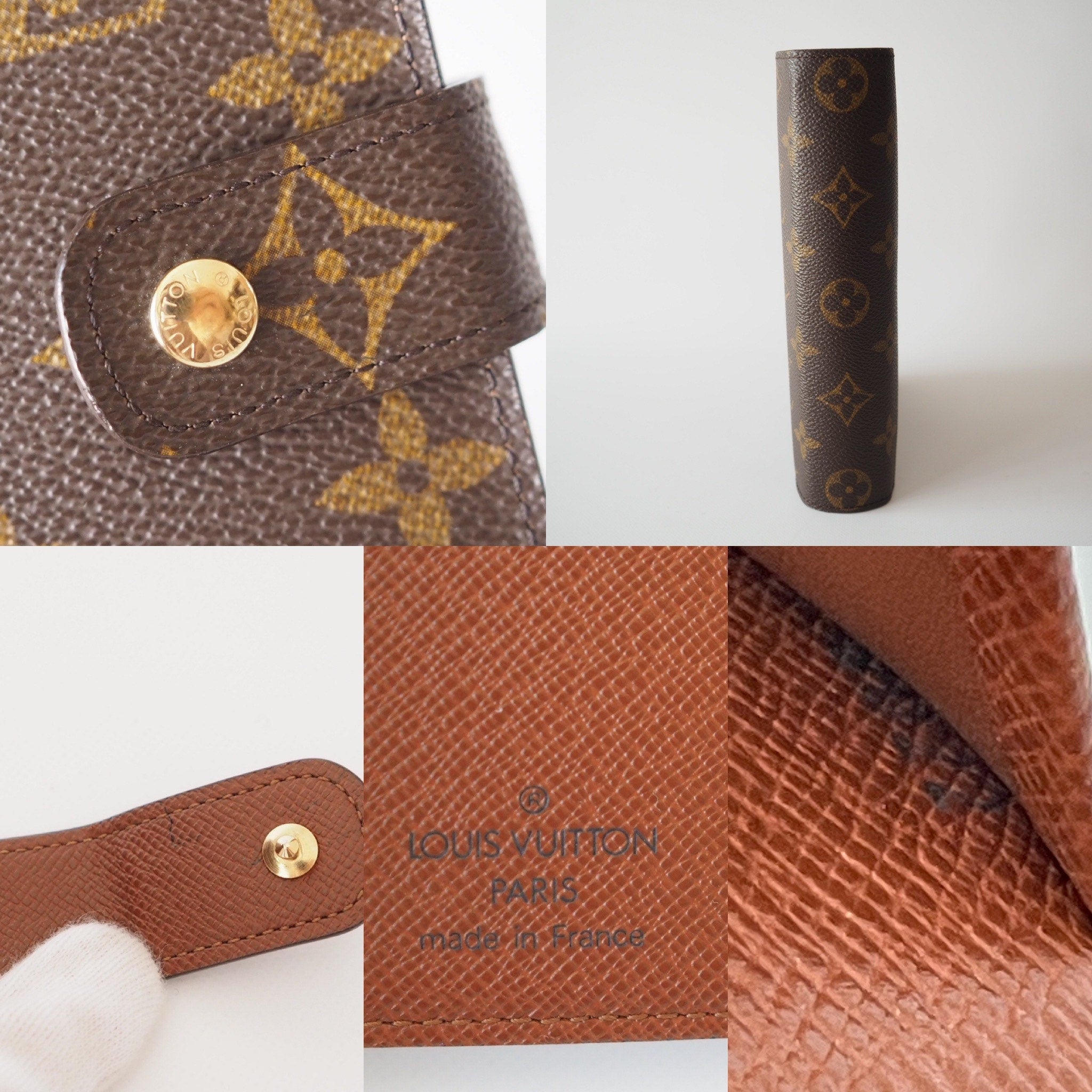 LOUIS VUITTON Agenda MM Monogram Day Planner Cover Authentic