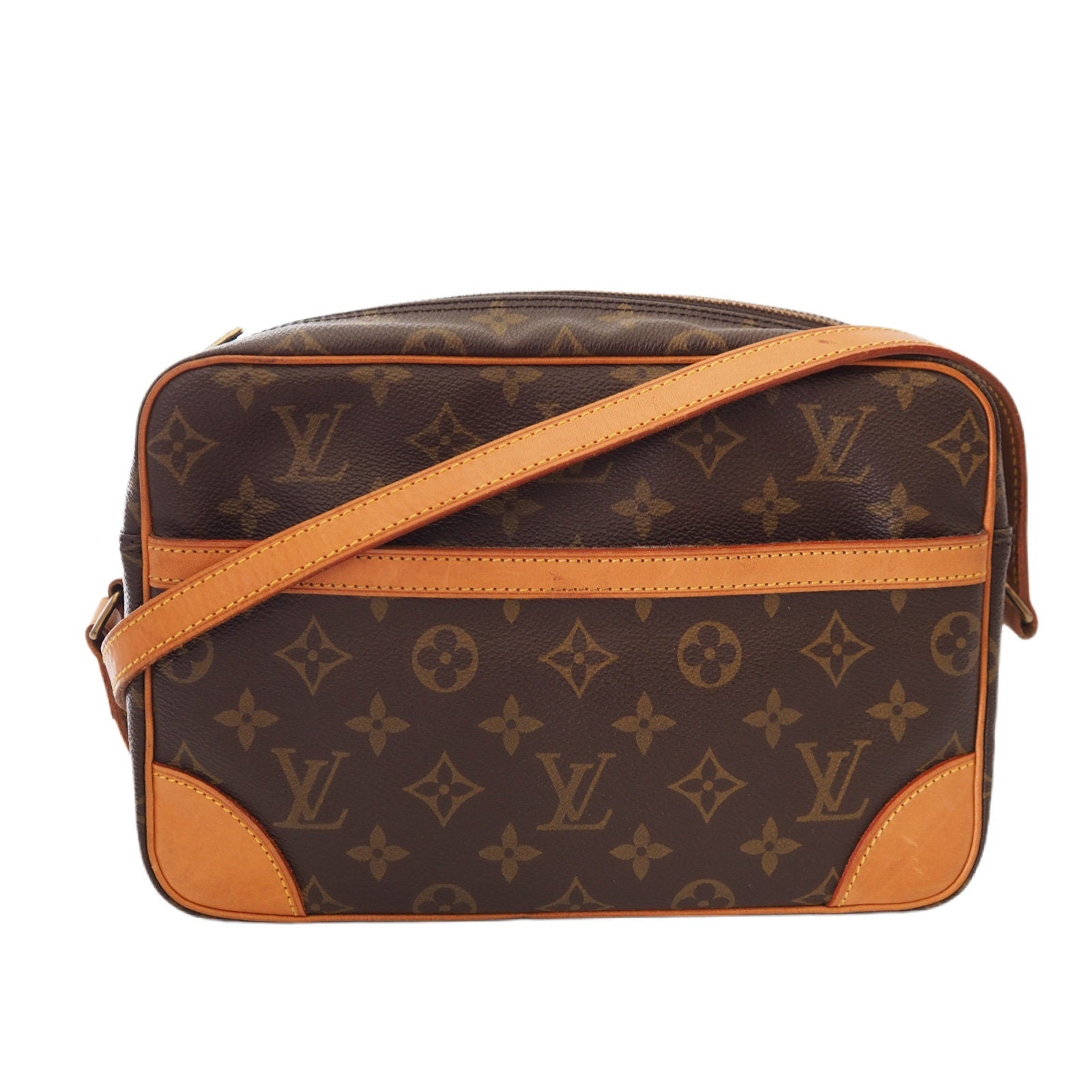 1 LOUIS VUITTON Monogram Trocadero 27 Shoulder Bag M51274 Authentic