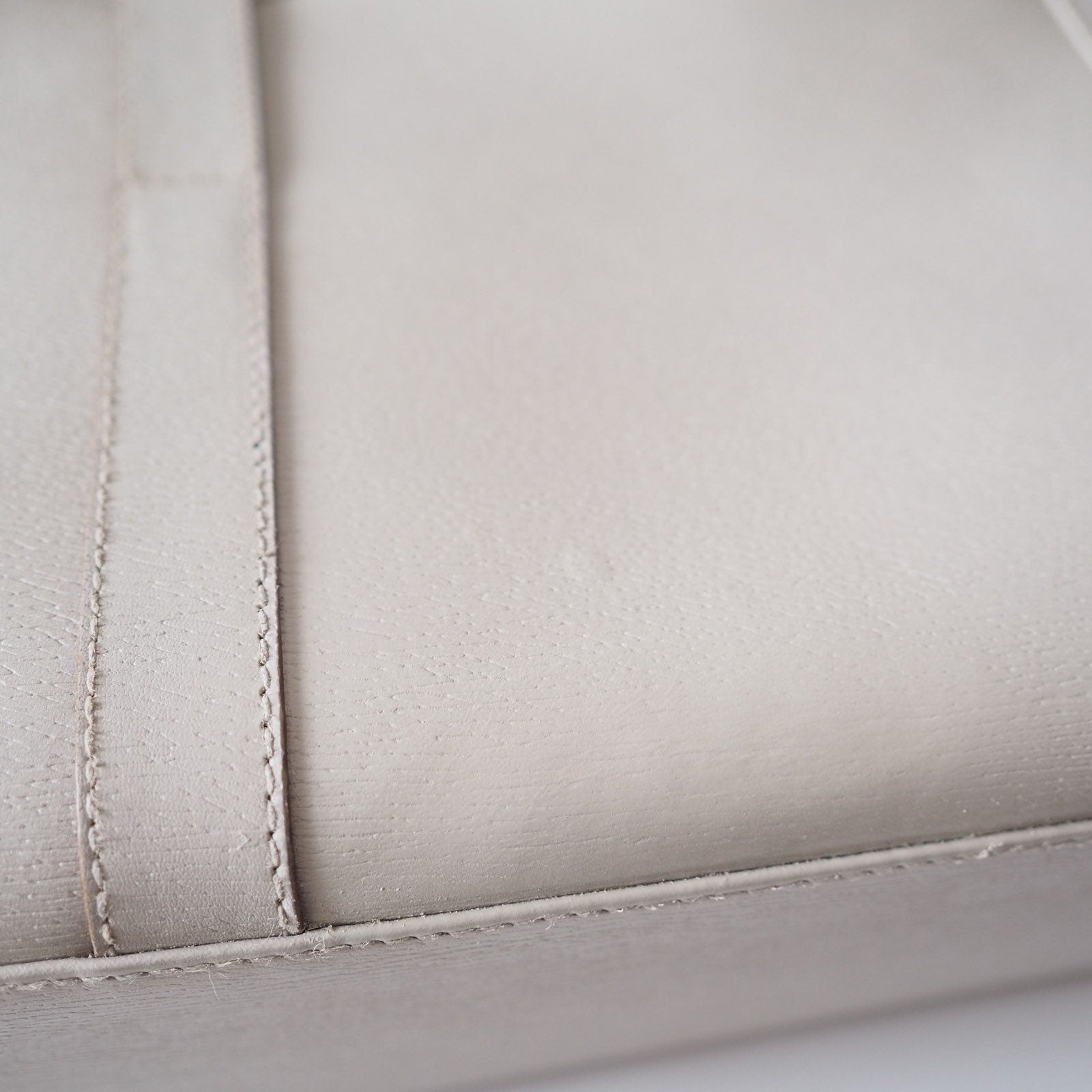 GUCCI Jackie Leather Shoulder Bag Beige Authentic