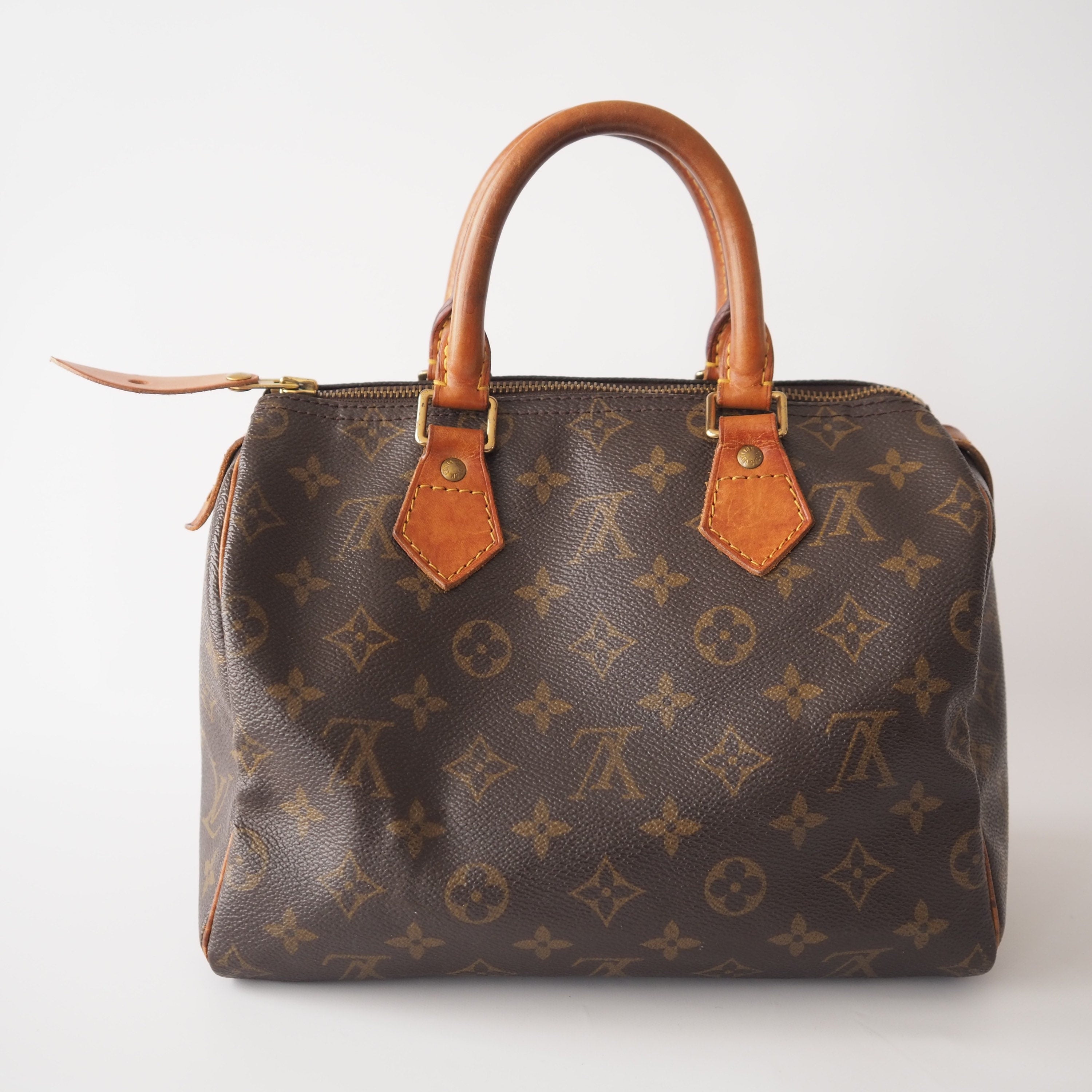 LOUIS VUITTON Speedy 25 Monogram Boston Hand Bag M41528 Purse Authentic