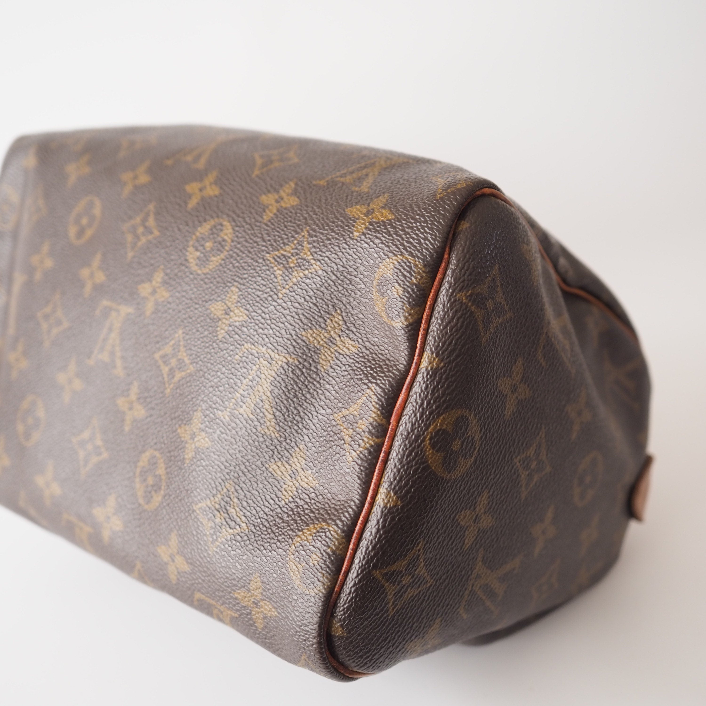 LOUIS VUITTON Speedy 25 Monogram Boston Hand Bag M41528 Purse Authentic