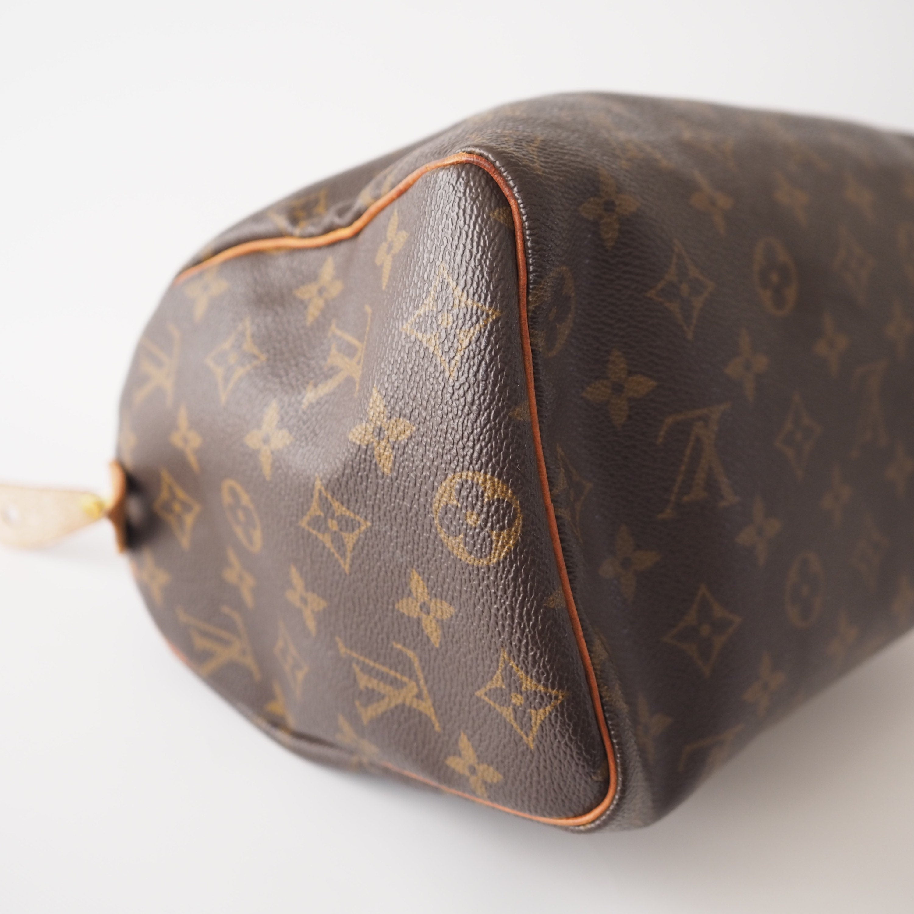 LOUIS VUITTON Speedy 25 Monogram Boston Hand Bag M41528 Purse Authentic