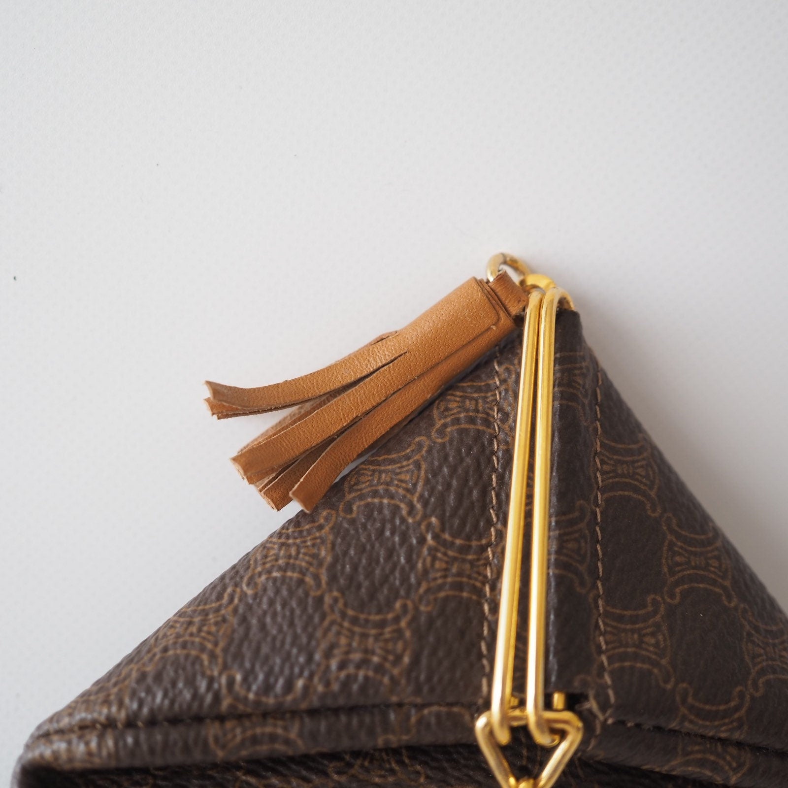 CELINE Macadam Coin Multi Case Vintage Authentic