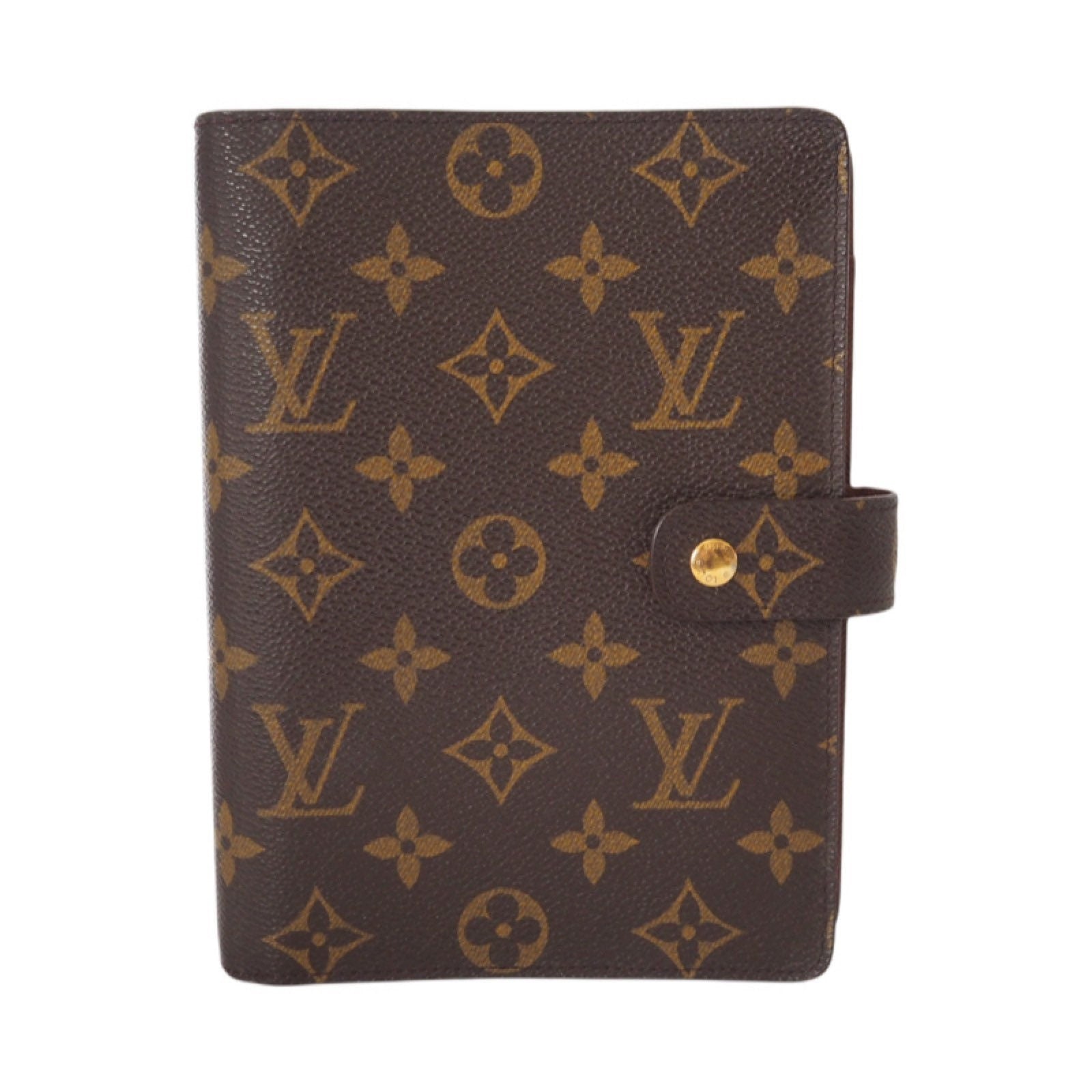 LOUIS VUITTON Agenda MM Monogram Day Planner Cover Authentic