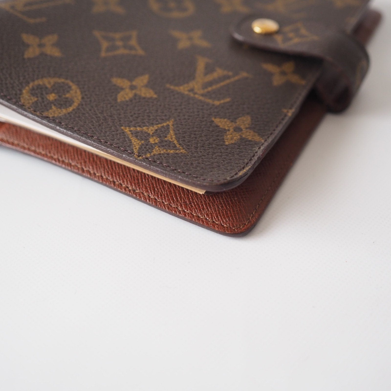 LOUIS VUITTON Agenda MM Monogram Day Planner Cover Authentic