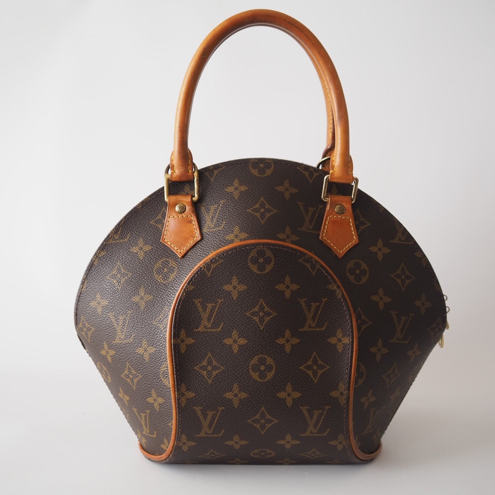 LOUIS VUITTON Ellipse PM Monogram 2way Hand Shoulder Bag M51127 Purse Authentic