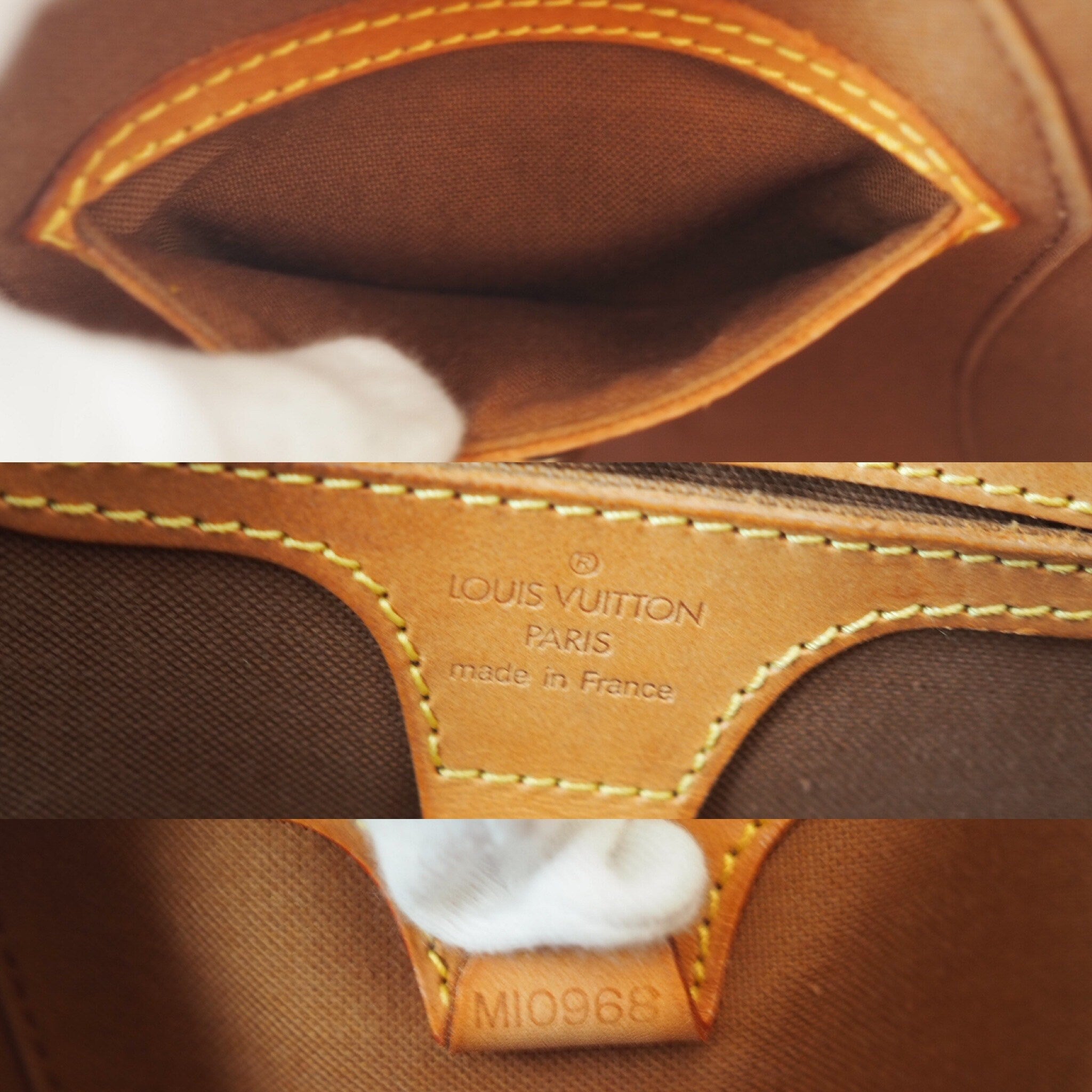 LOUIS VUITTON Ellipse PM Monogram 2way Hand Shoulder Bag M51127 Purse Authentic