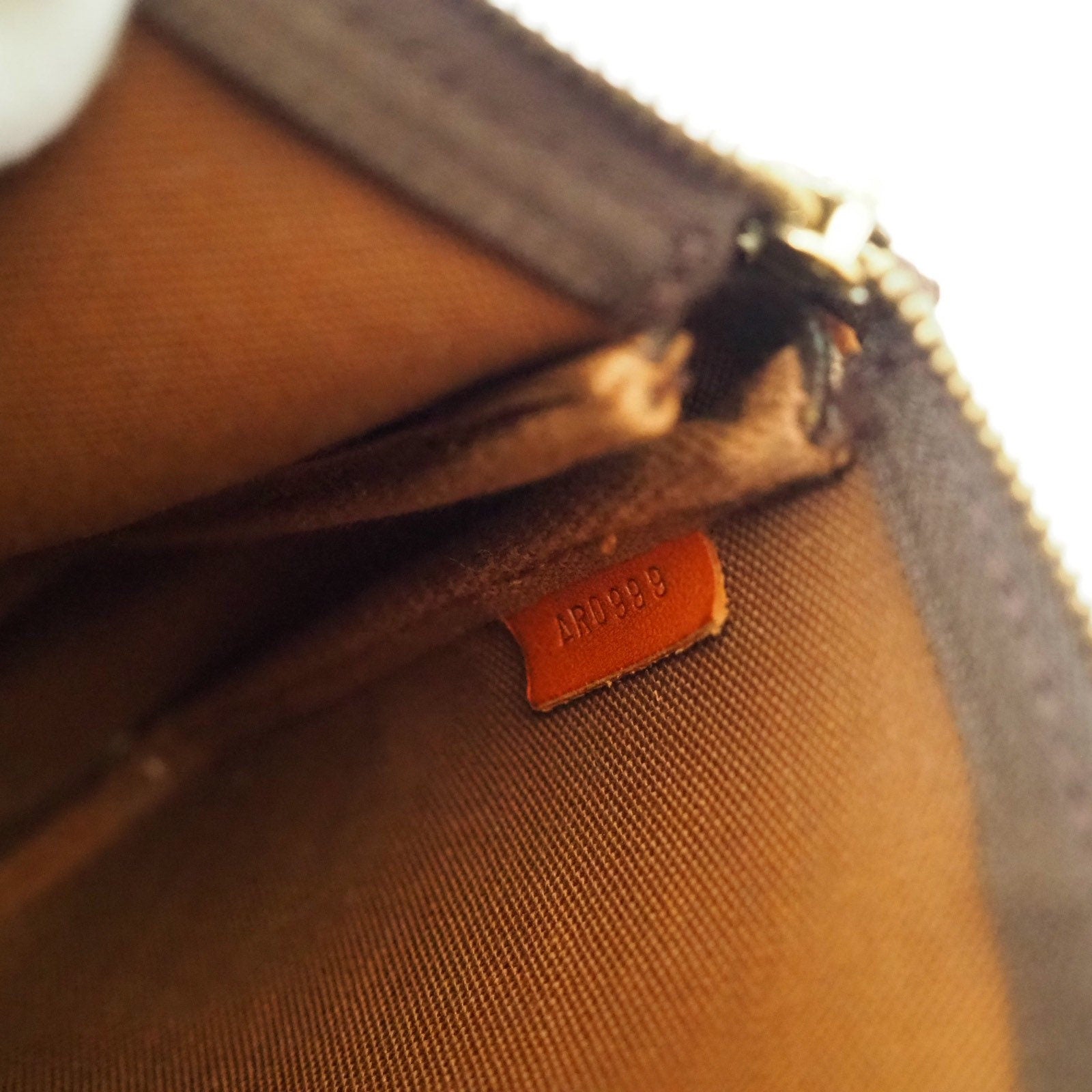 LOUIS VUITTON Monogram Pochette Accessoires Pouch Mini hand Bag Vintage Authentic