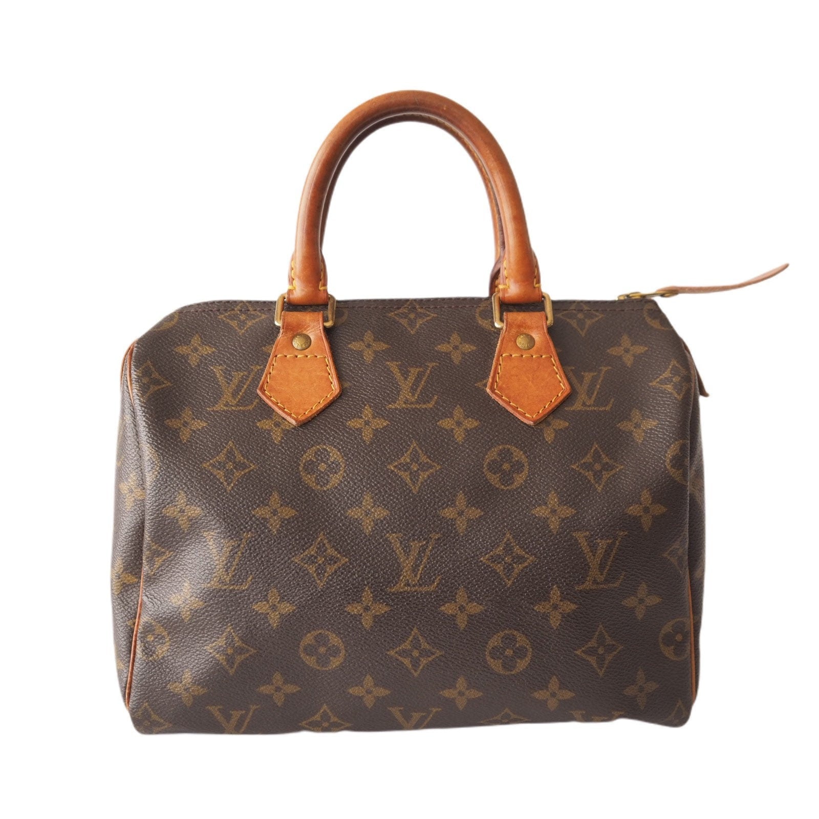 LOUIS VUITTON Speedy 25 Monogram Boston Hand Bag M41528 Purse Authentic