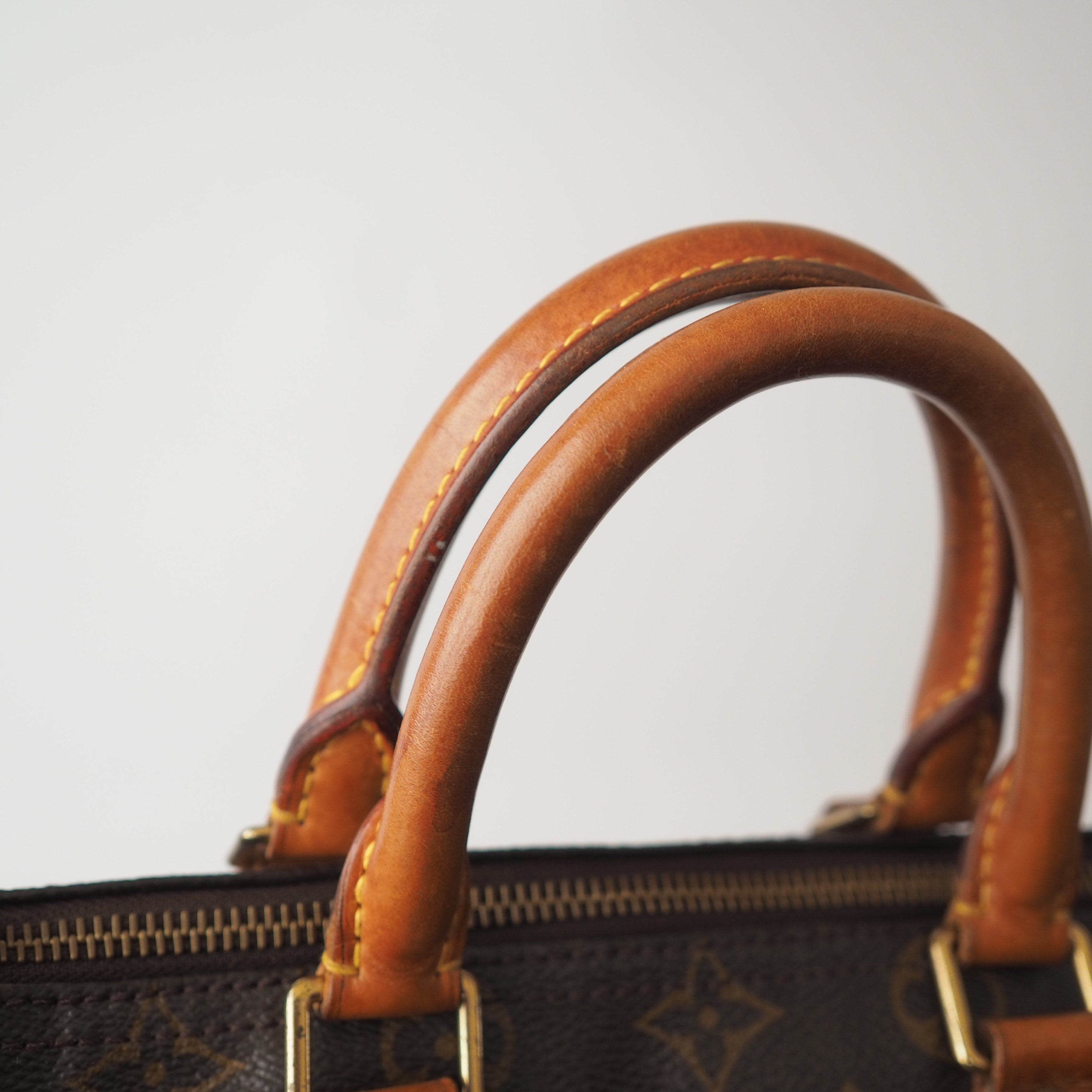 LOUIS VUITTON Speedy 25 Monogram Boston Hand Bag M41528 Purse Authentic