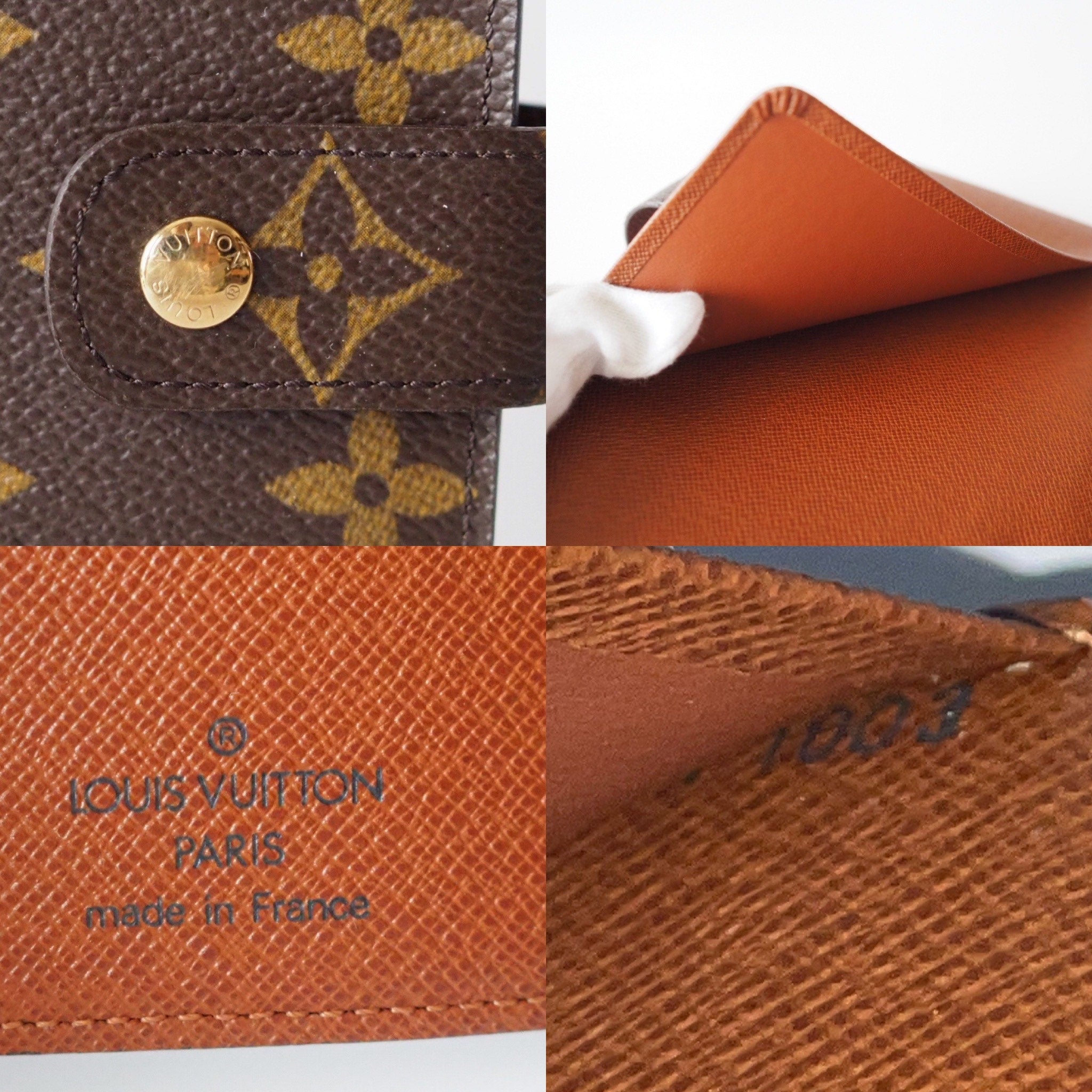 LOUIS VUITTON Agenda MM Monogram Day Planner Cover Authentic