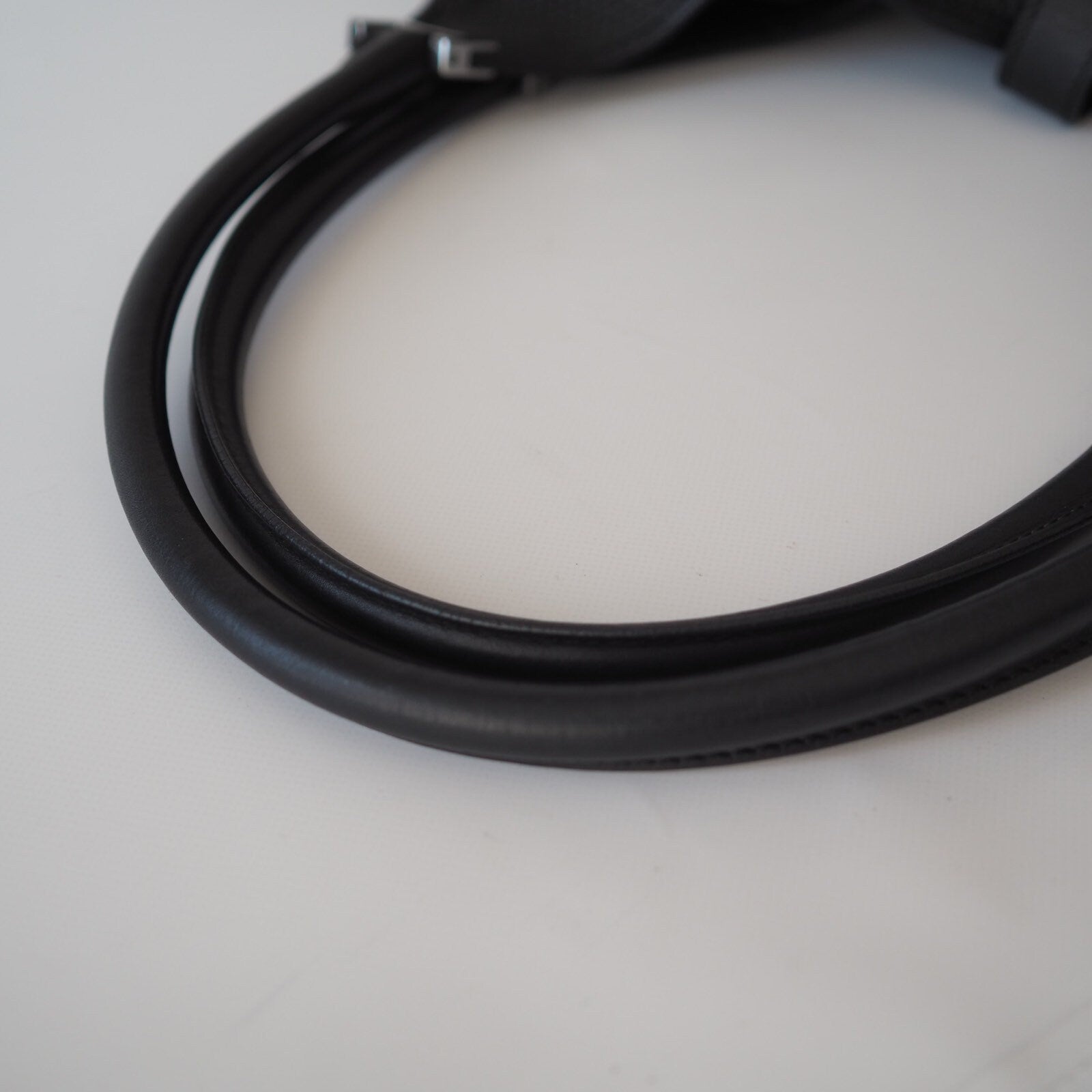 GUCCI Jackie Punching leather Shoulder Bag Black With Pouch Authentic