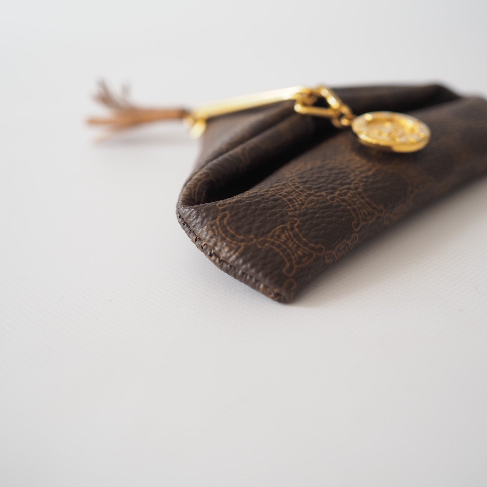 CELINE Macadam Coin Multi Case Vintage Authentic