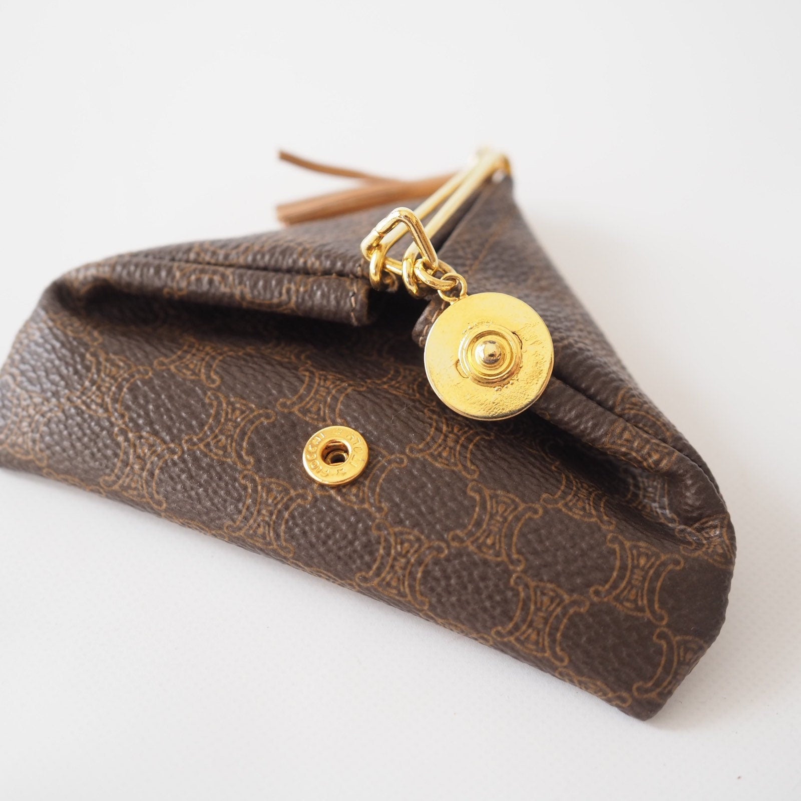 CELINE Macadam Coin Multi Case Vintage Authentic