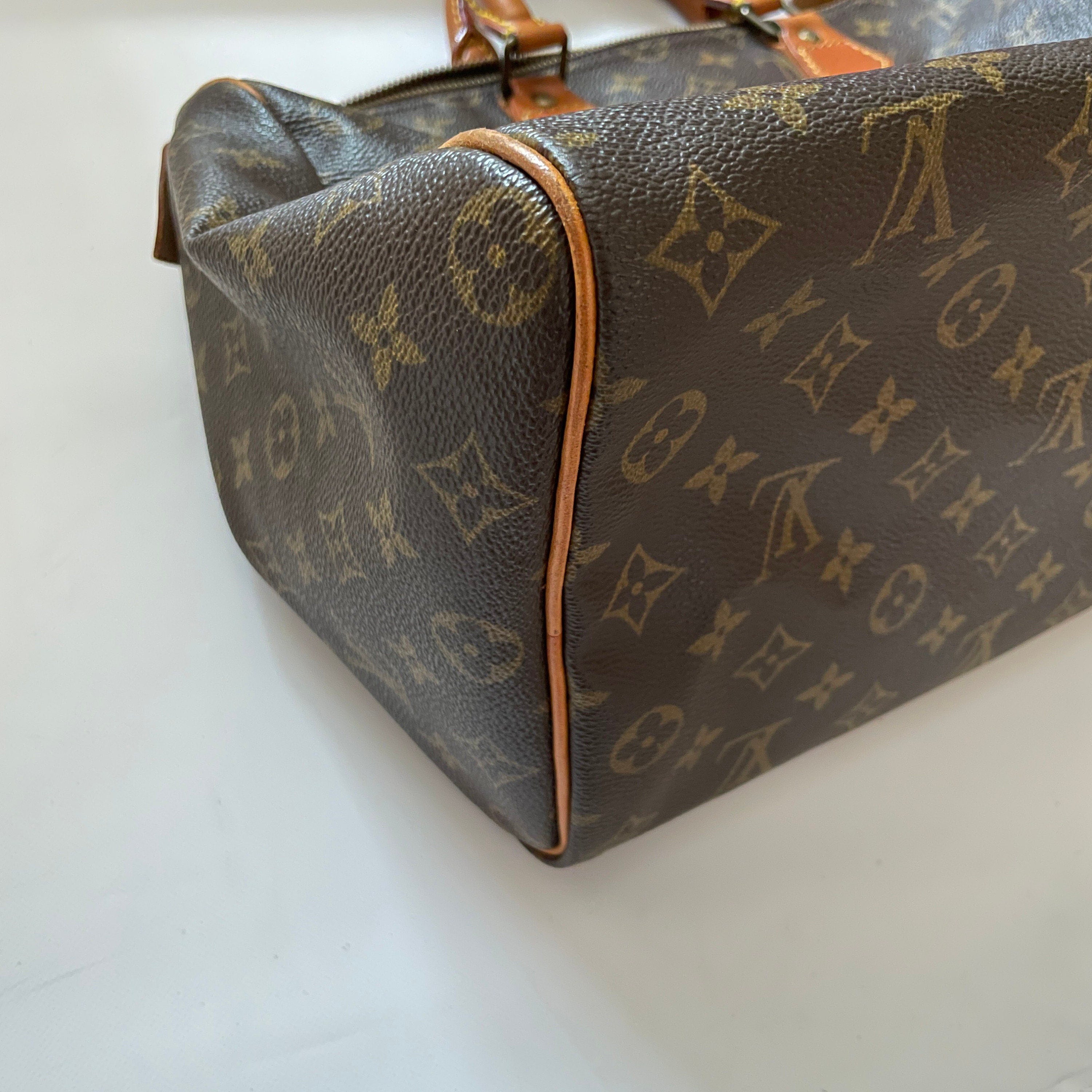 Authentic LOUIS VUITTON Speedy 35 Monogram Boston Hand Bag Purse