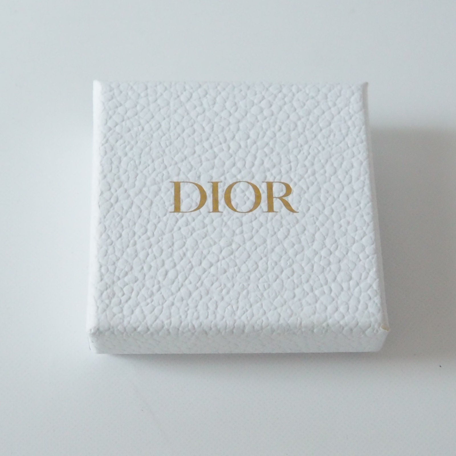 Christian Dior Necklace CD Logo Vintage Metal Gold Authentic