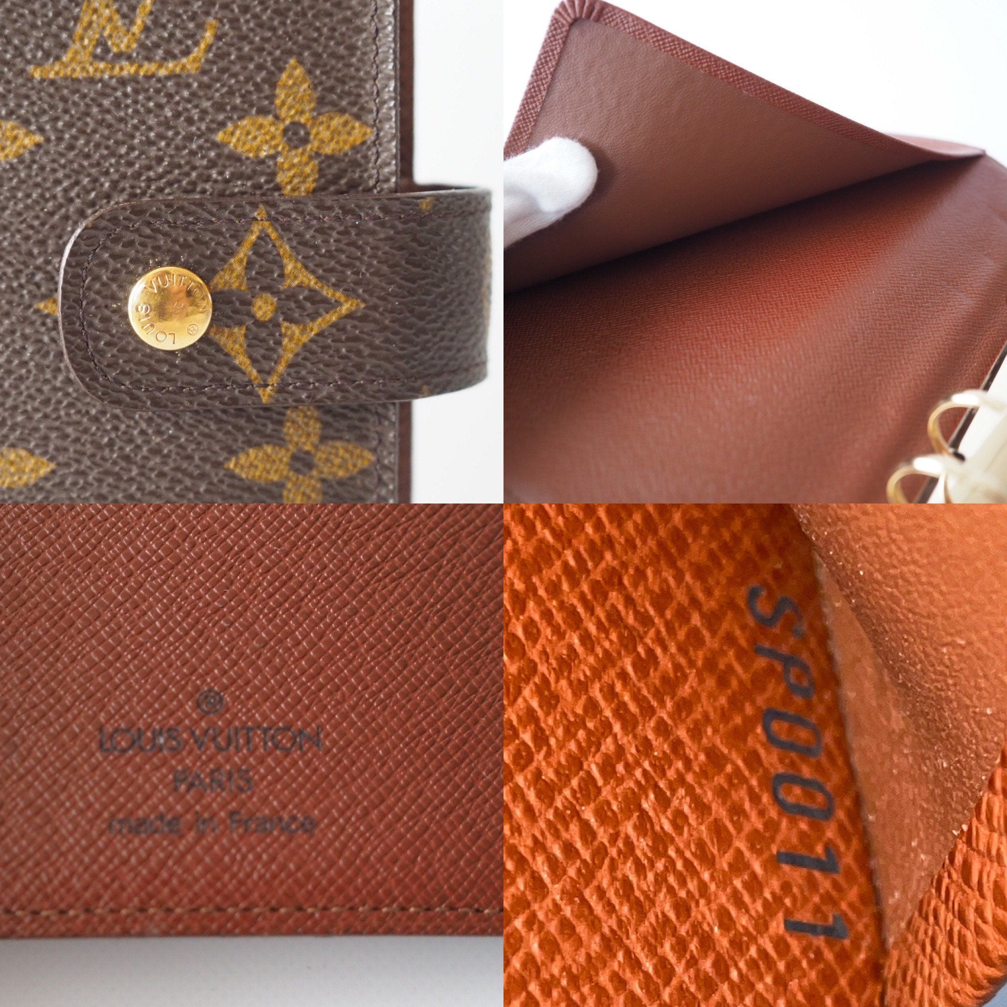 LOUIS VUITTON Agenda MM Monogram Day Planner Cover Authentic